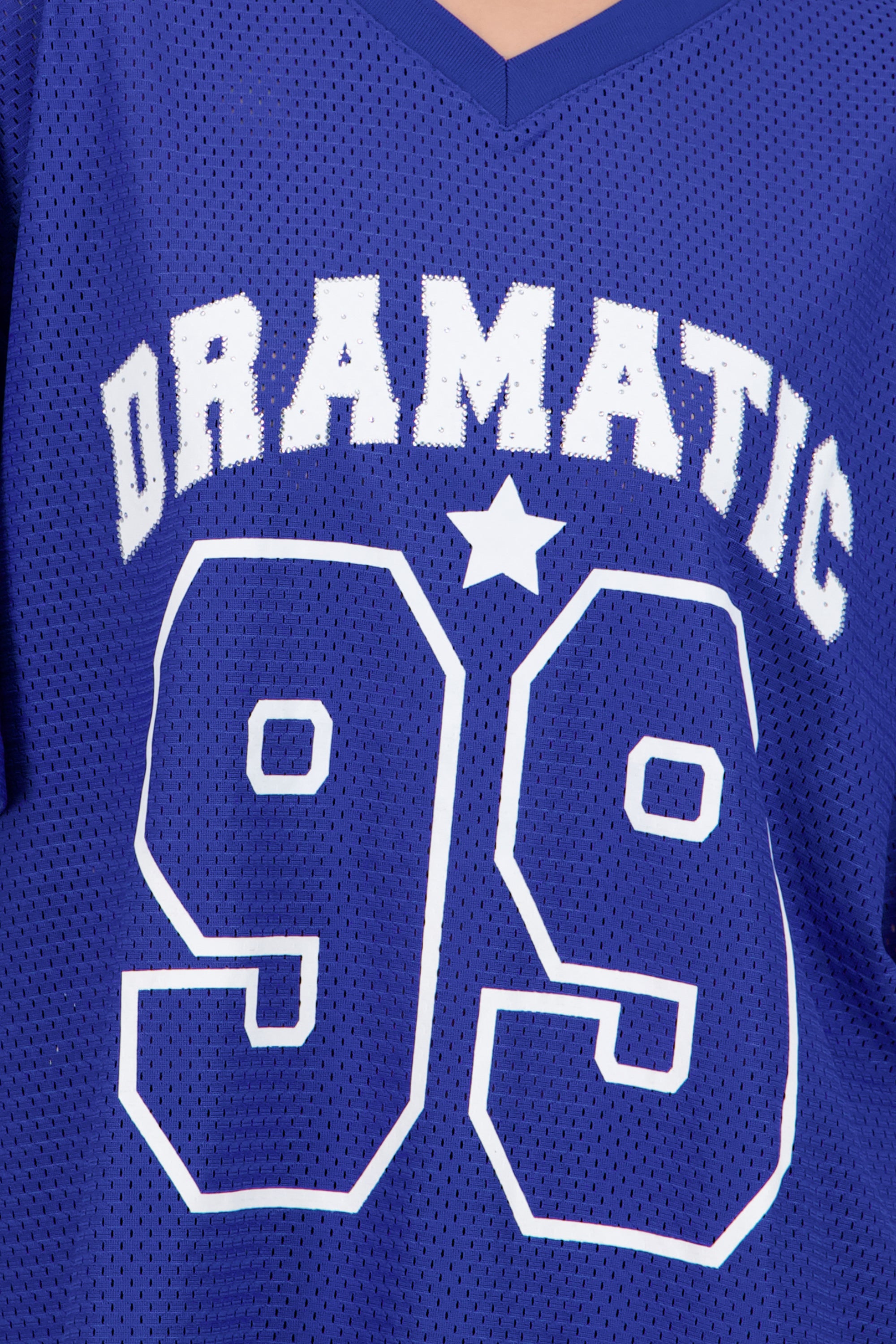 Playera tipo jersey dramatic AZUL