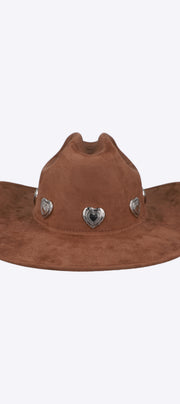 Sombrero vaquero corazones