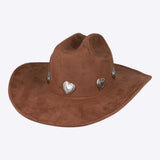 Sombrero vaquero corazones