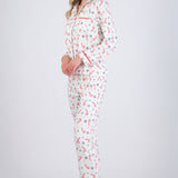 Pijama bastones navideños