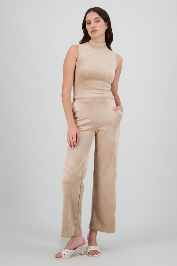 Pantalon resorte detalle bolsas