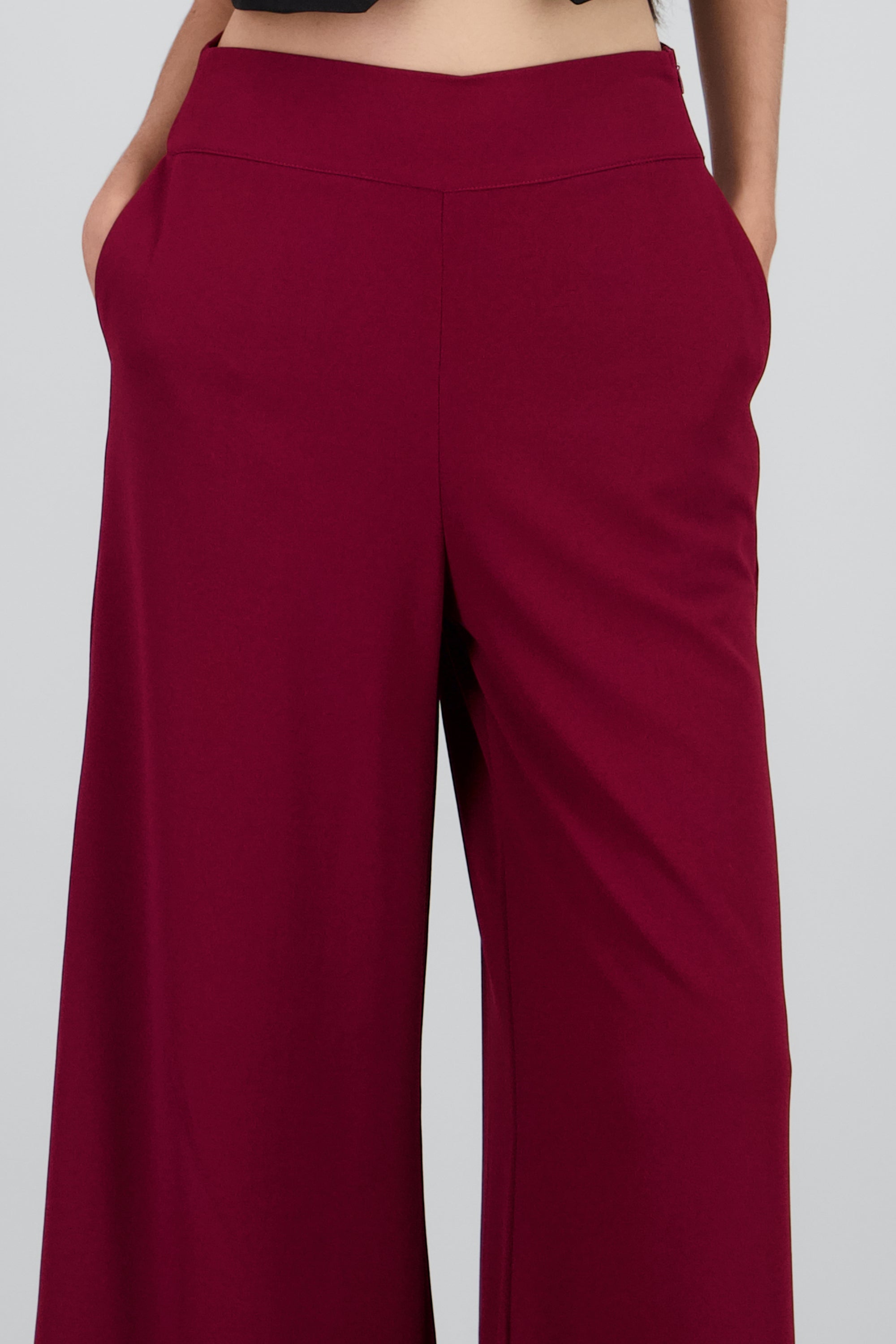 Pantalon wide leg crepe VINO
