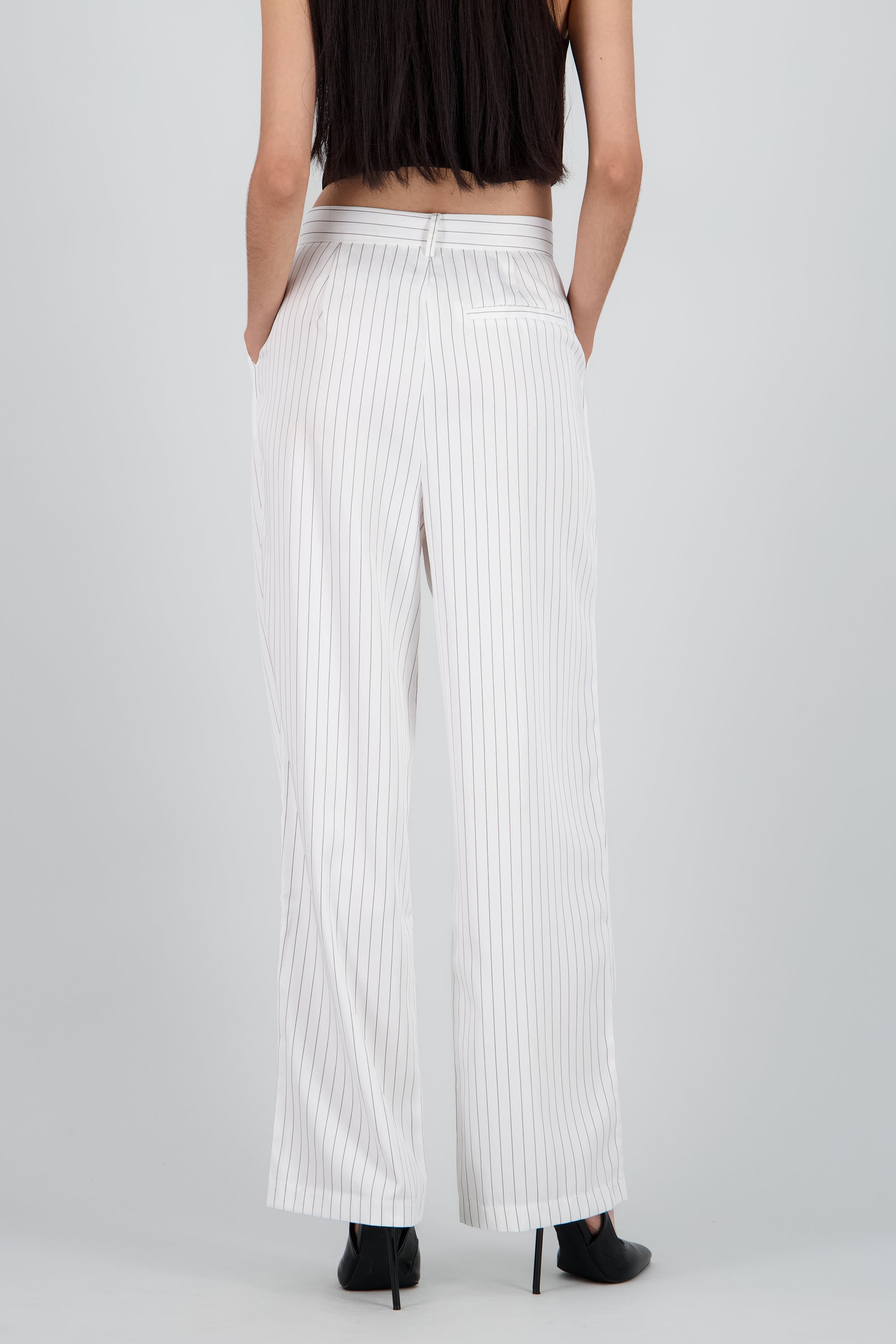 Pantalon formal liso BLANCO