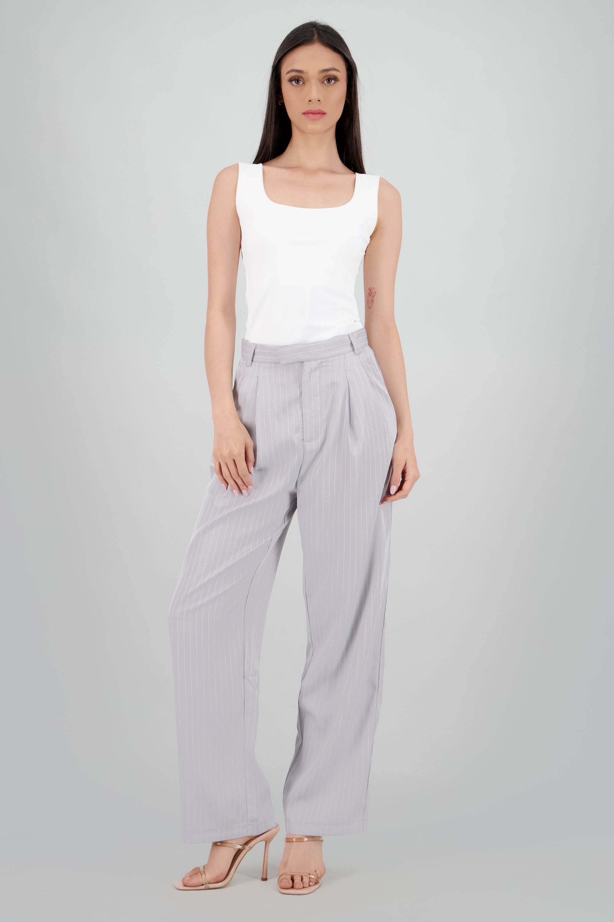 Pantalon formal liso GRIS