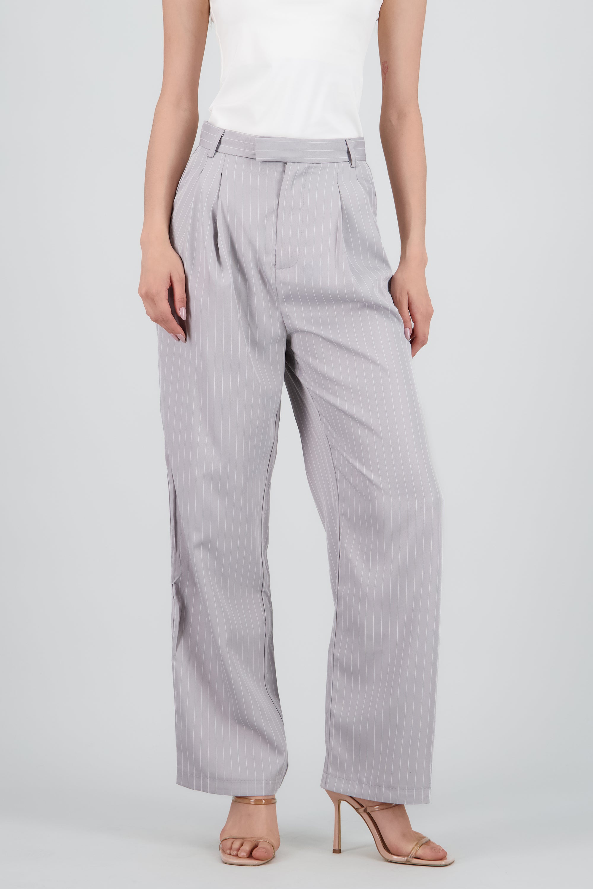 Pantalon formal liso GRIS