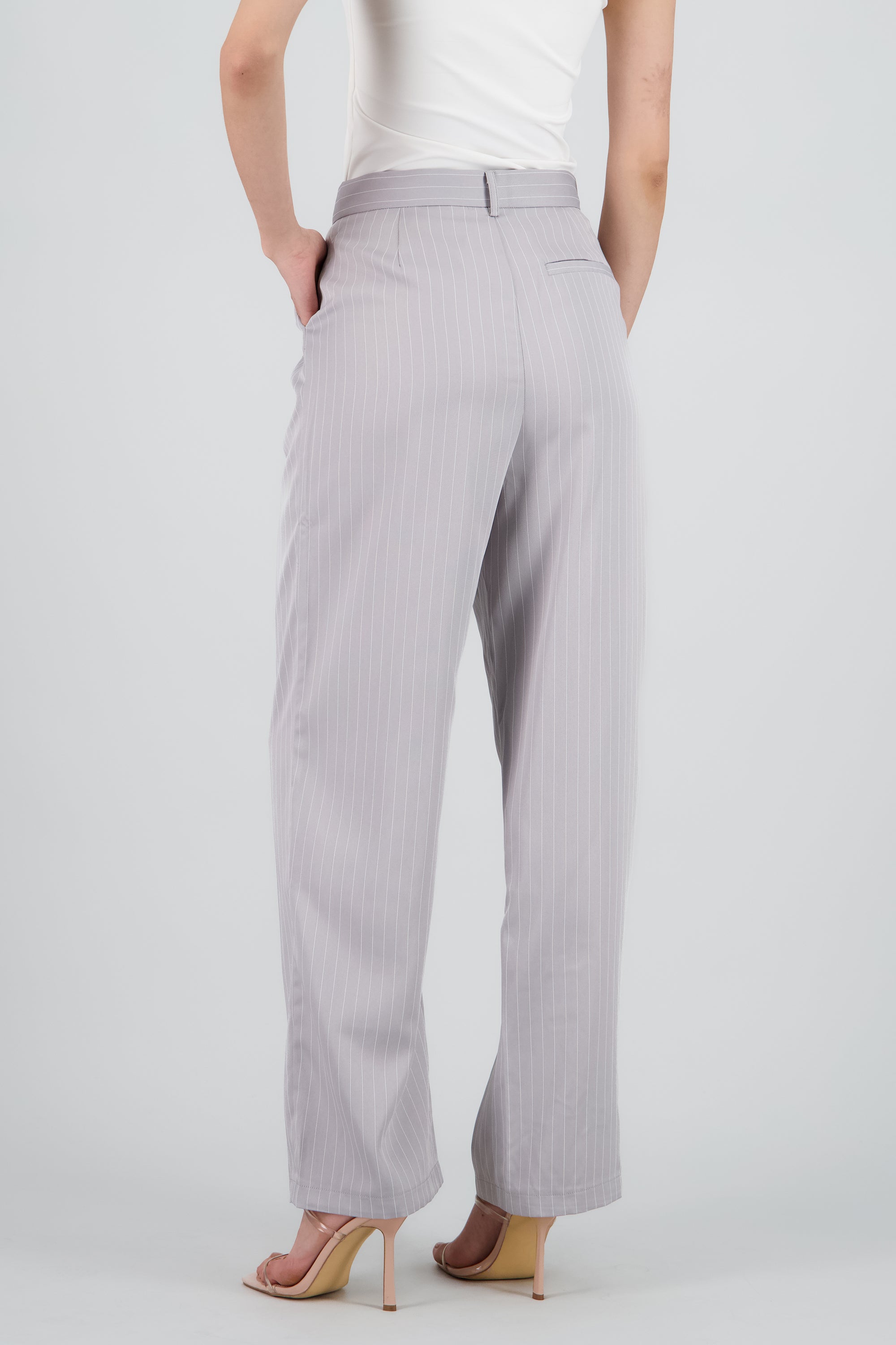 Pantalon formal liso GRIS