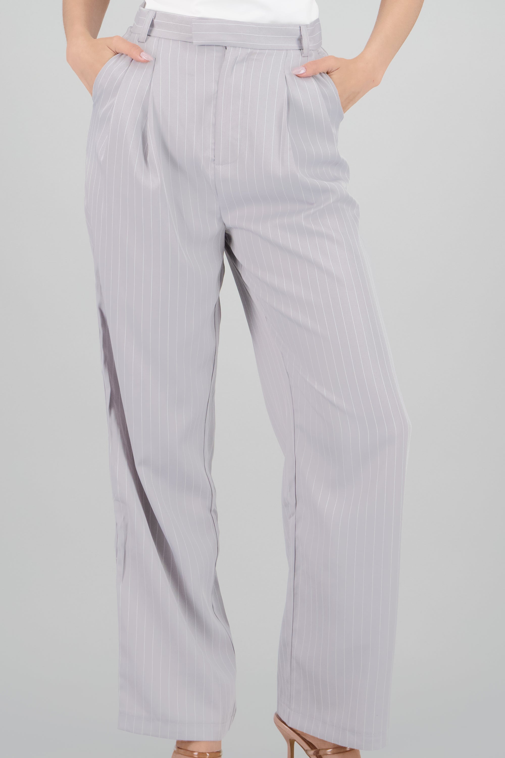 Pantalon formal liso GRIS