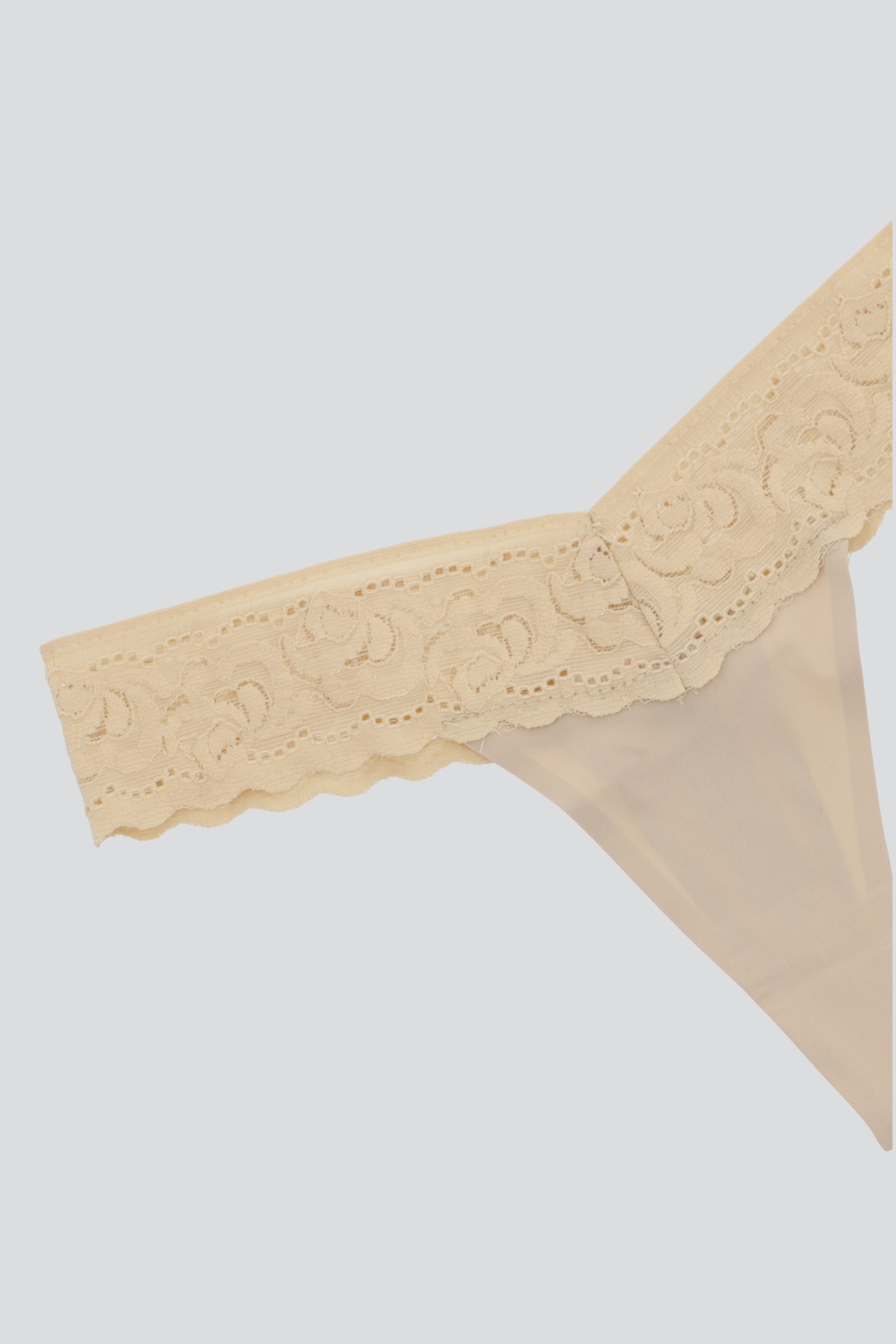 Tanga encaje NUDE