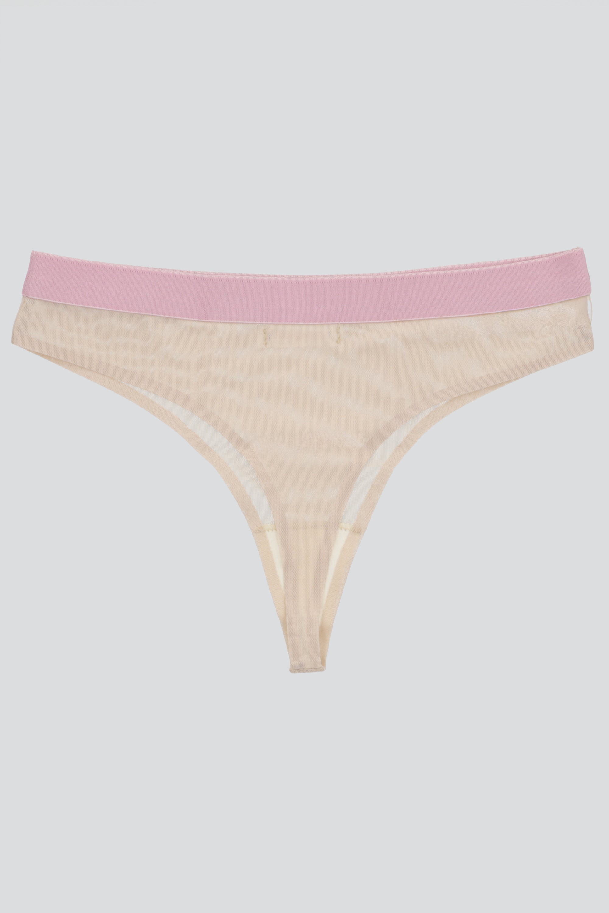 Tanga mesh resorte NUDE