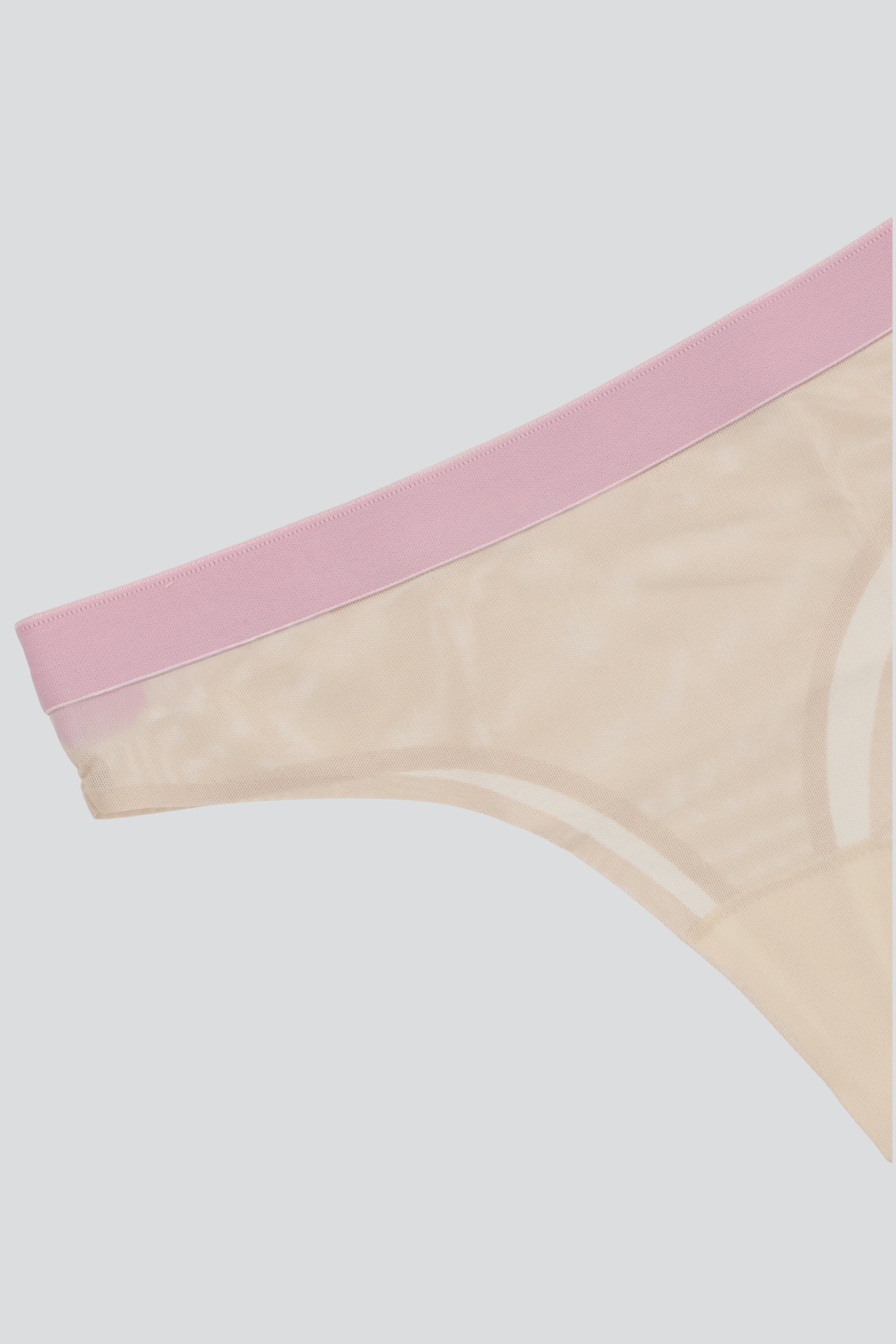 Tanga mesh resorte NUDE