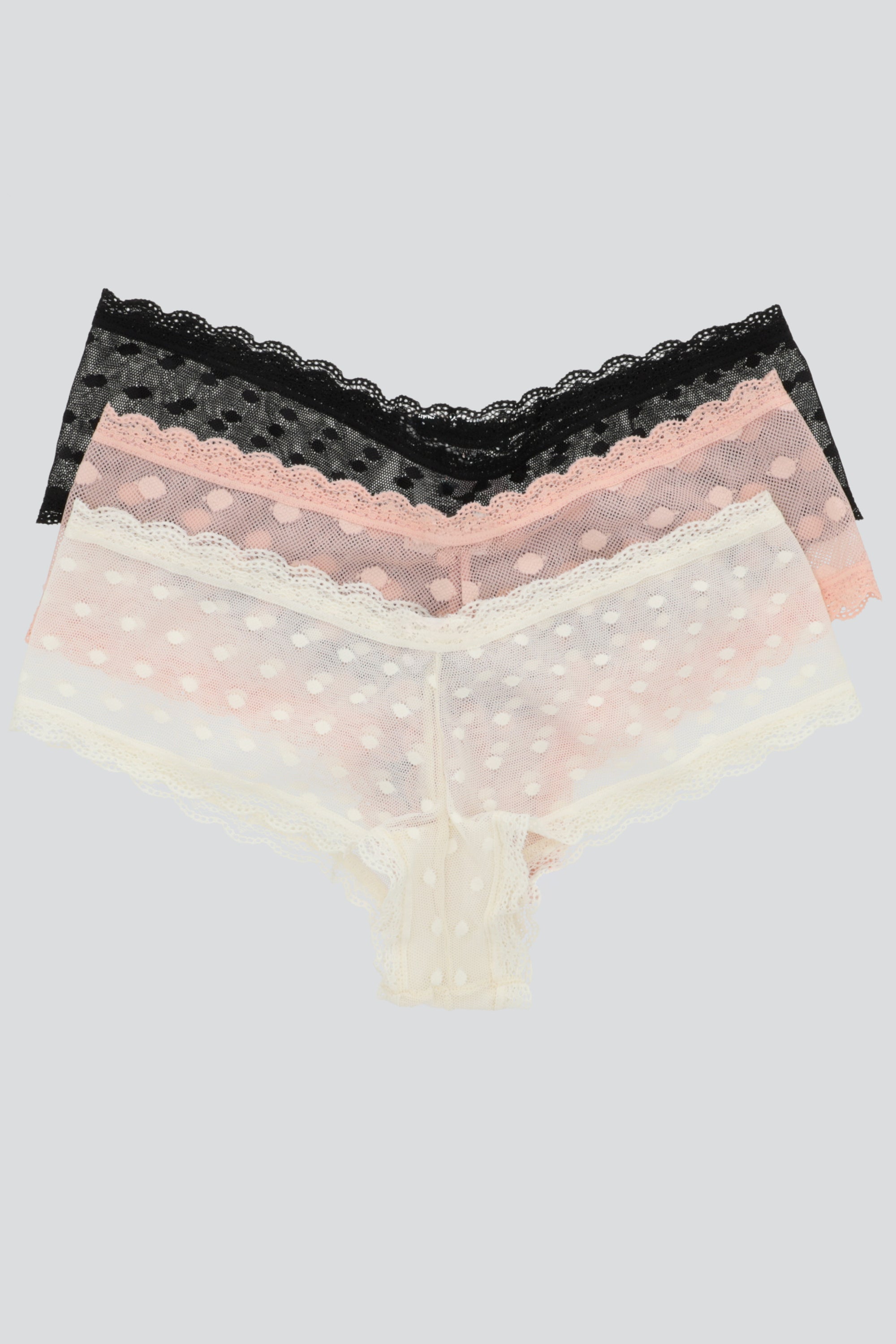 Tripack boxer luniperla NEGRO COMBO