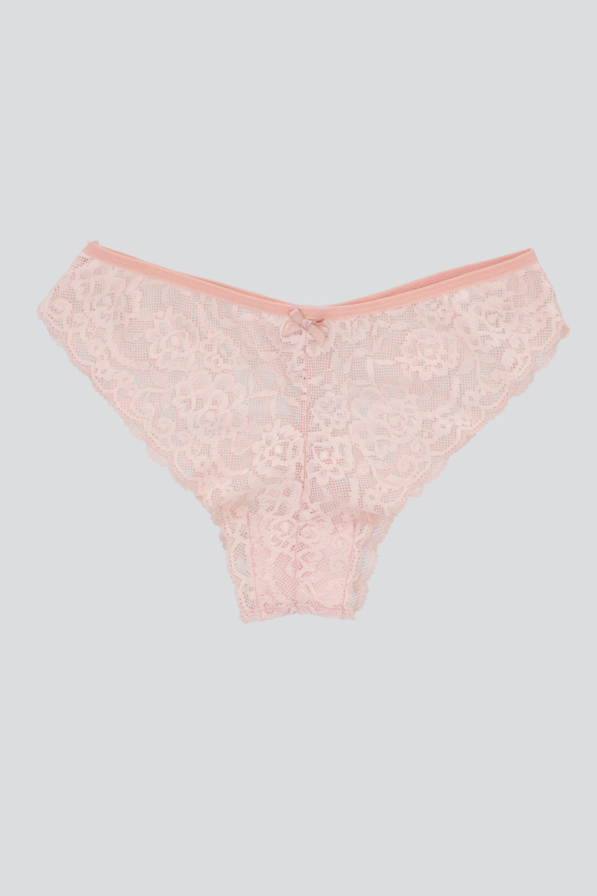 Boxer mini encaje PALO DE ROSA