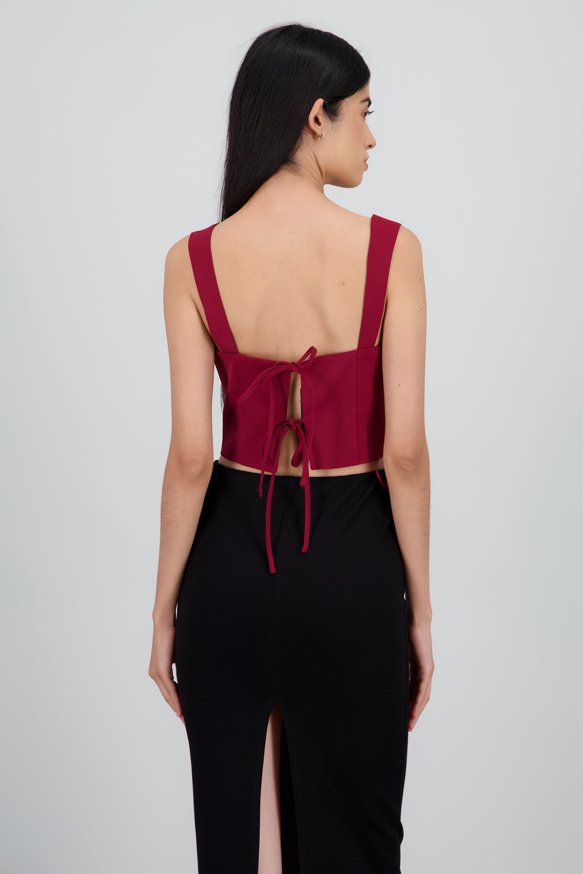 Crop top tirantes ROJO