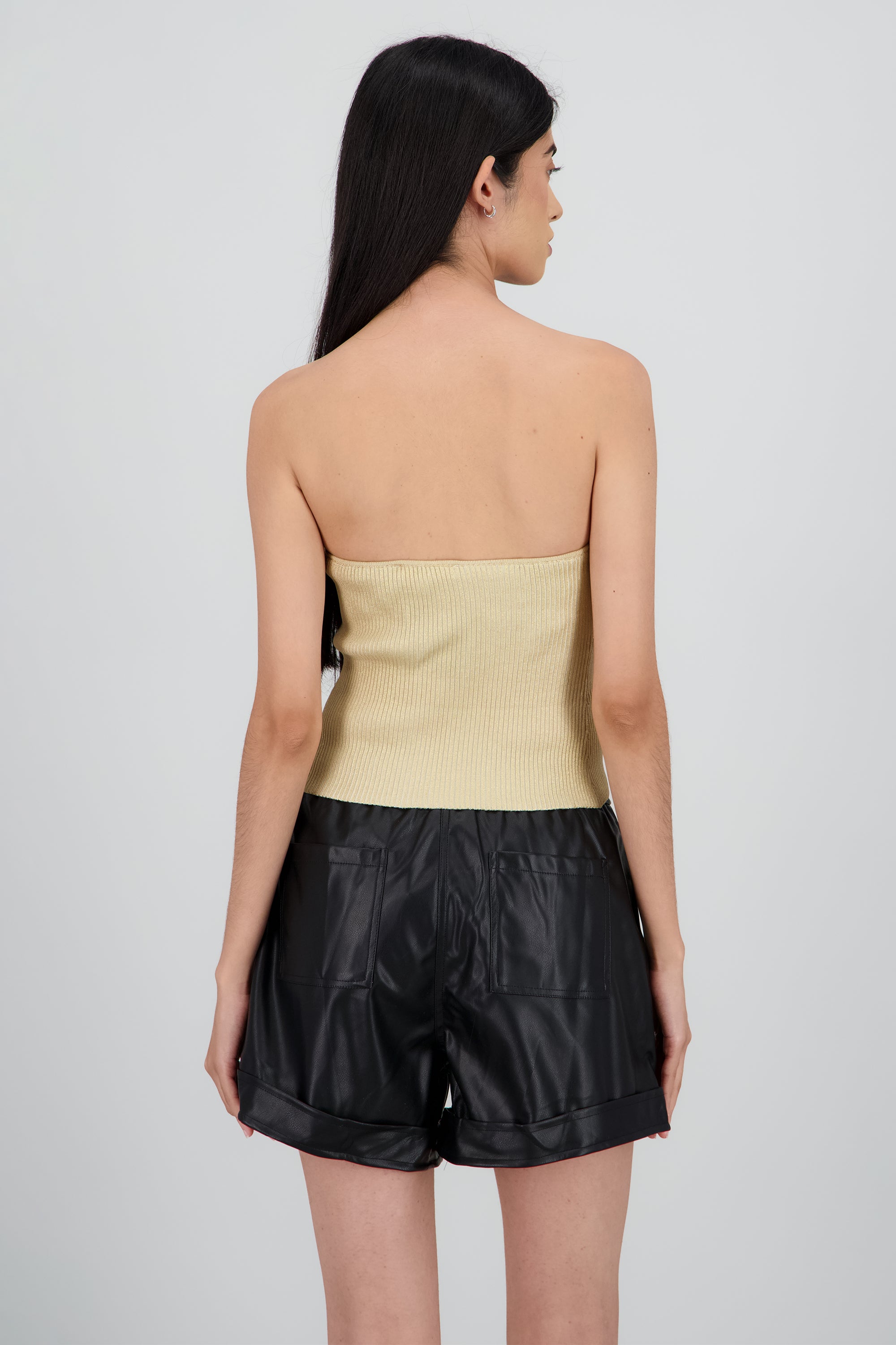 Top tubodetalle lurex ORO