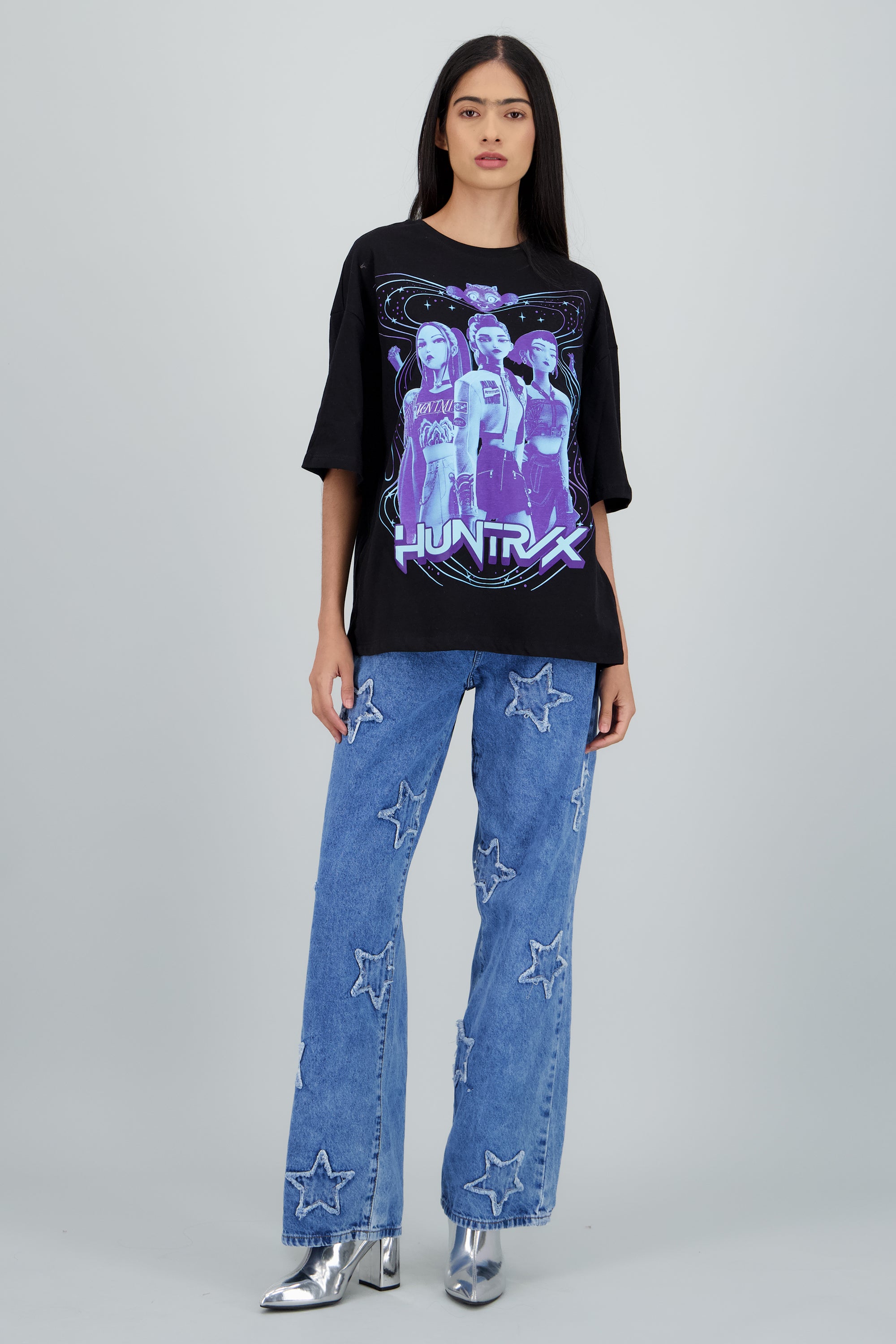 Playera Kpop Demon Hunters NEGRO