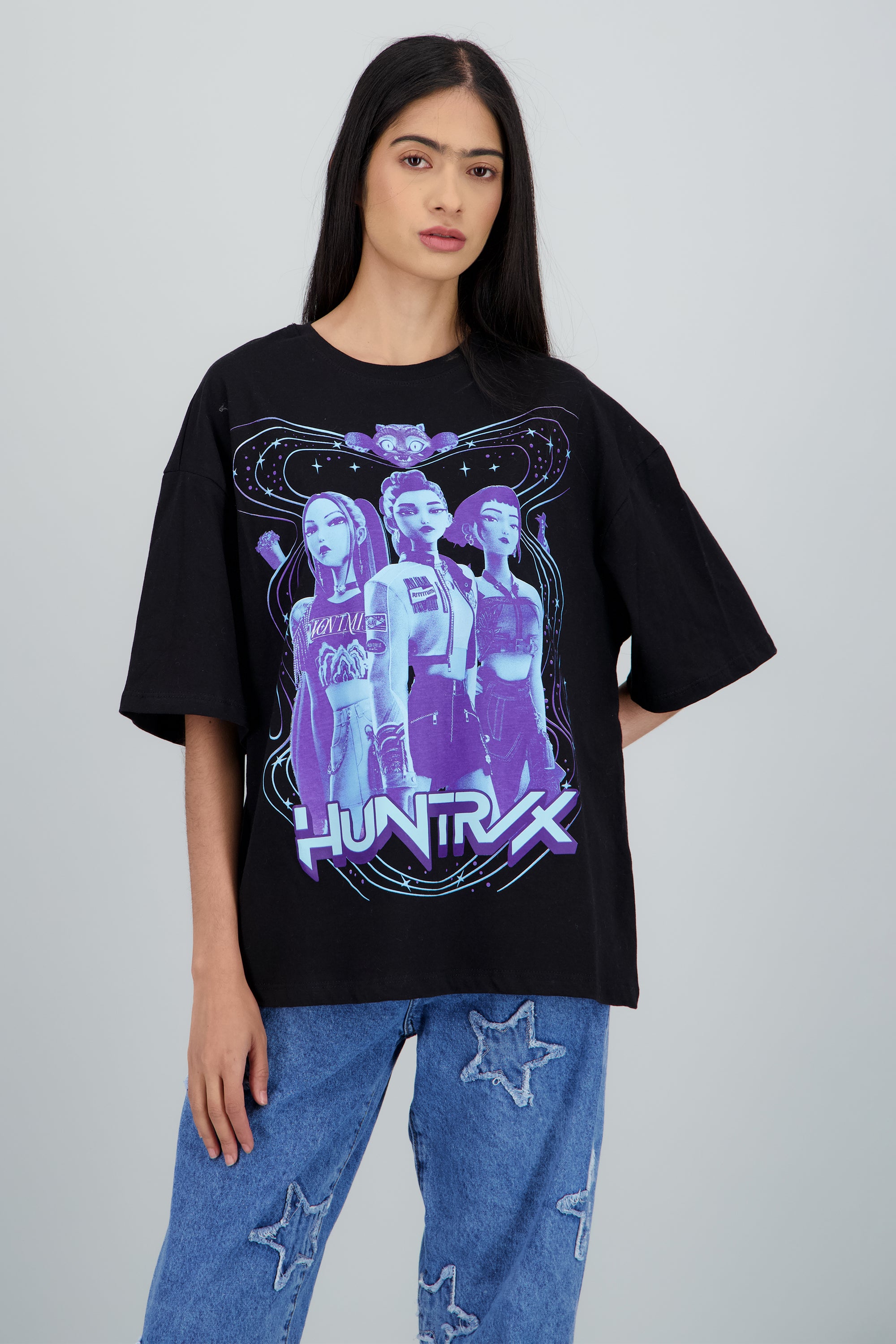 Playera Kpop Demon Hunters NEGRO