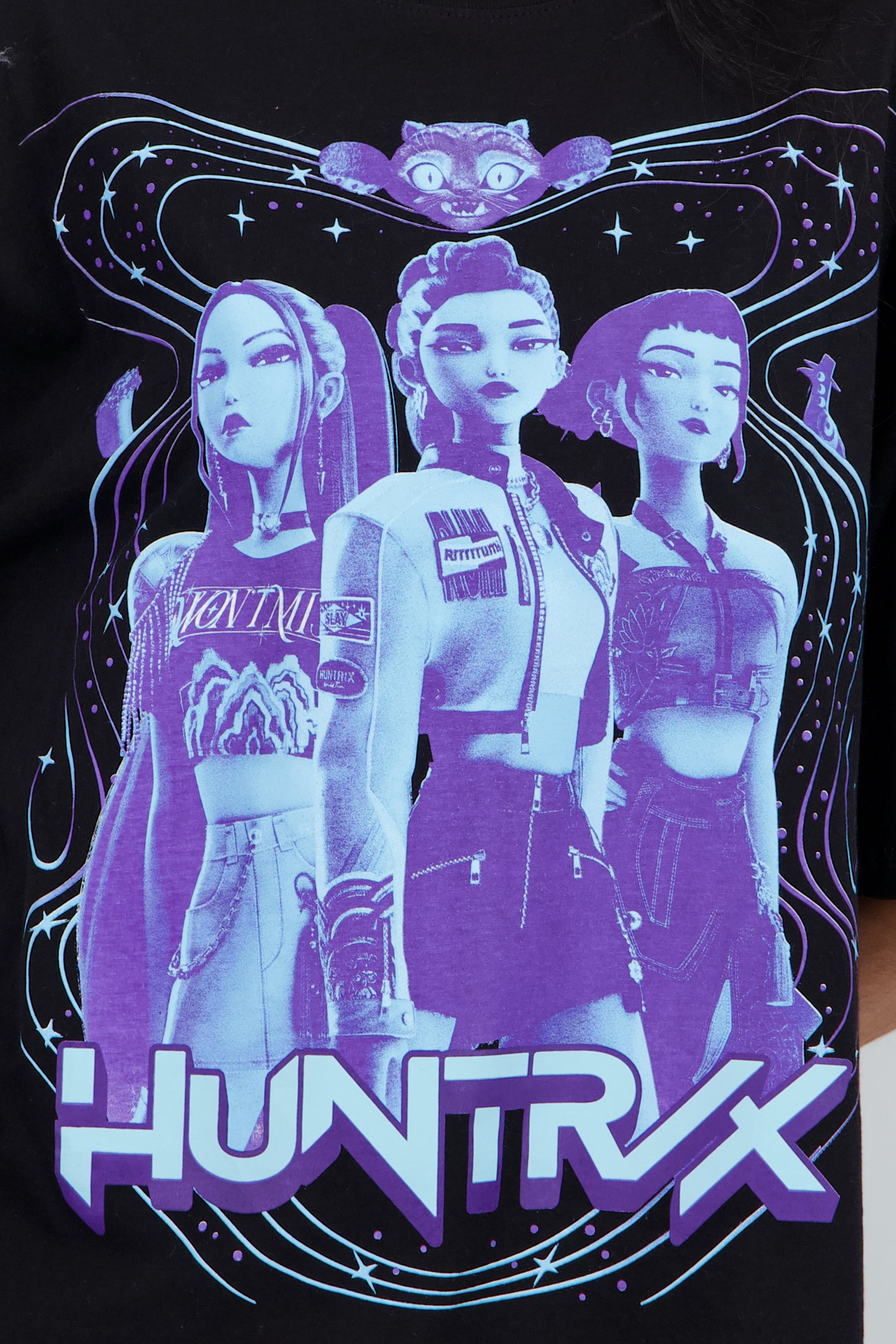 Playera Kpop Demon Hunters NEGRO