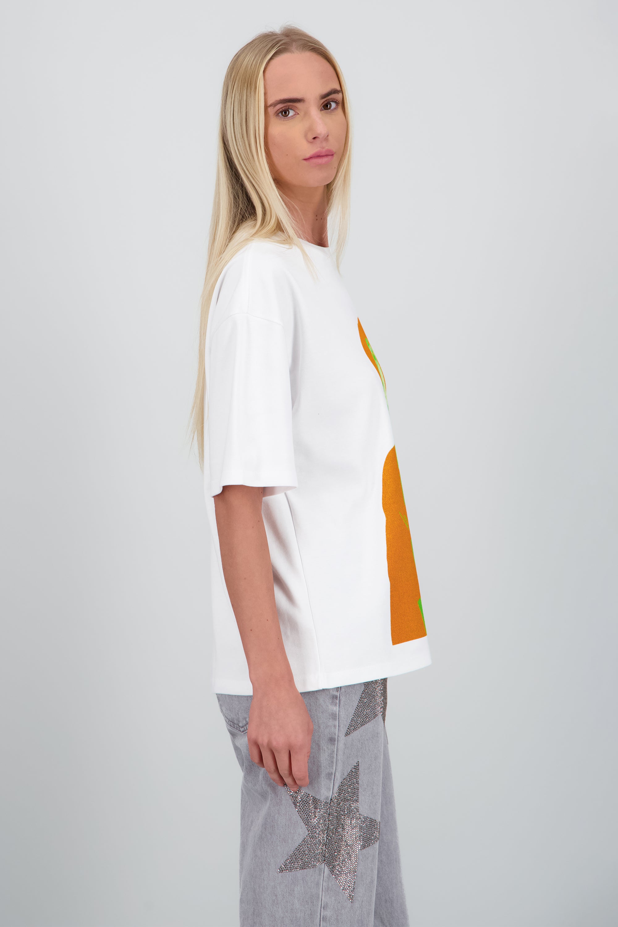 Playera Billie Retrato BLANCO