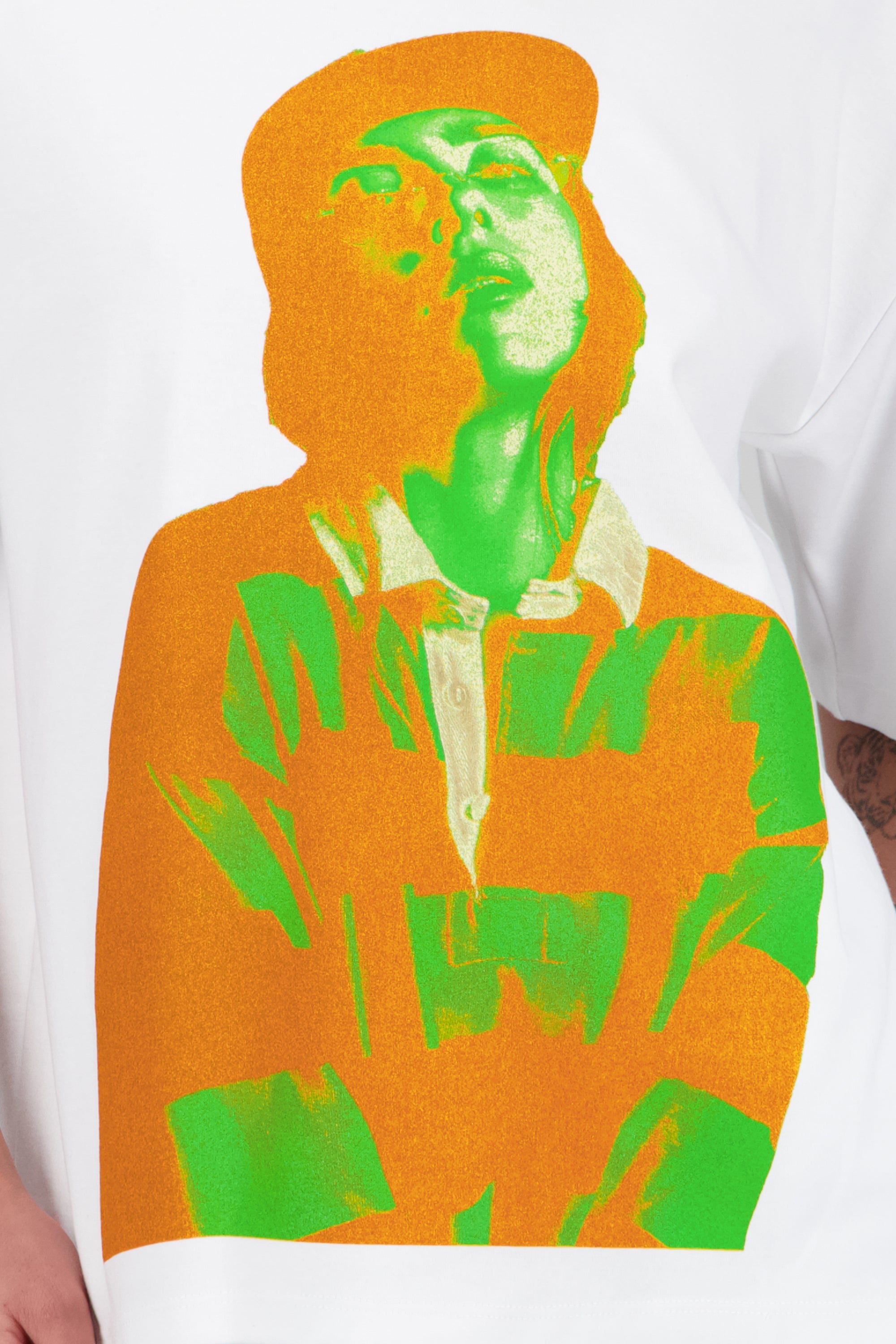 Playera Billie Retrato BLANCO