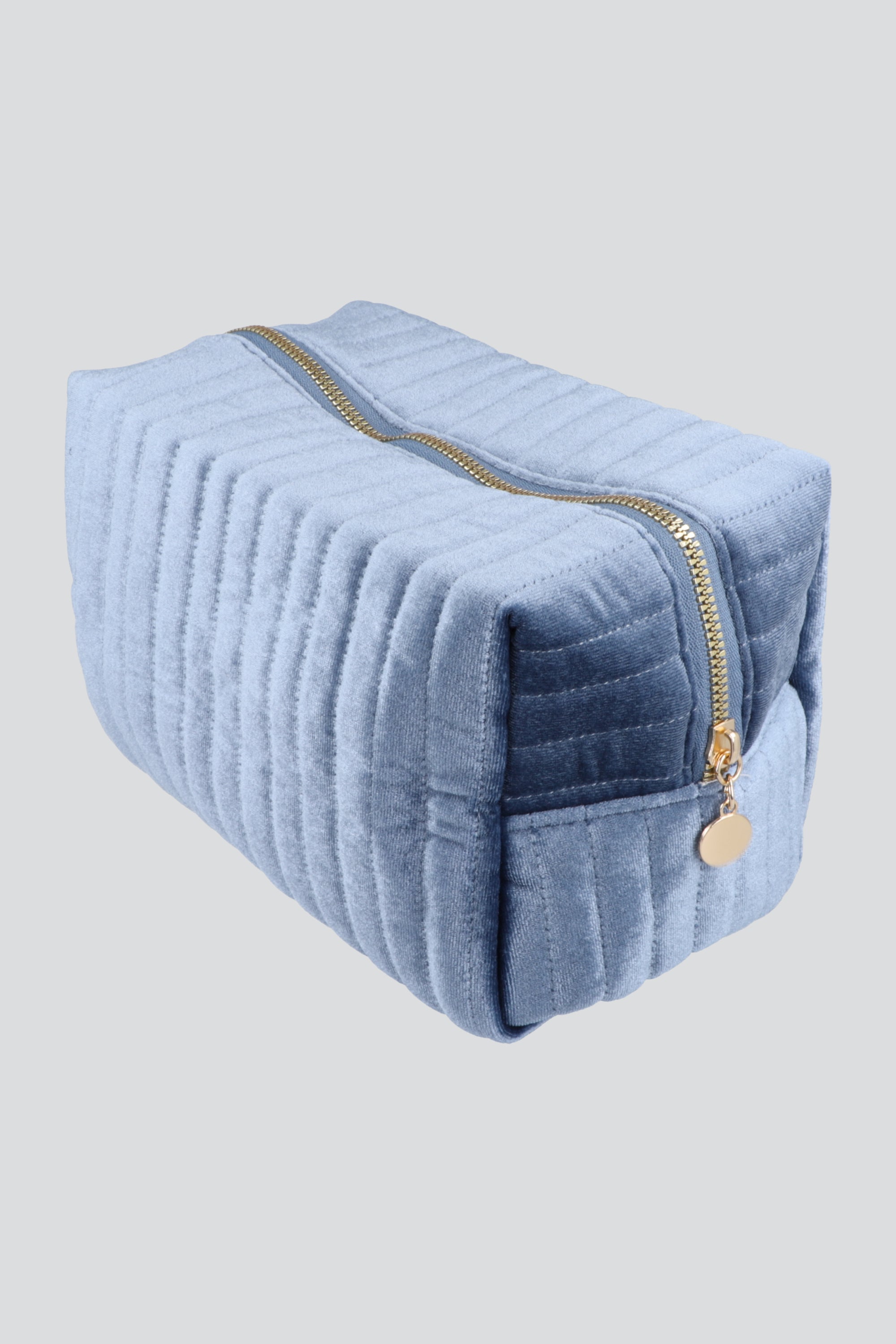 Cosmetiquera velvet AZUL