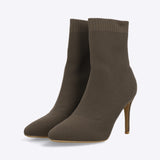 Botin tejido midi puntal