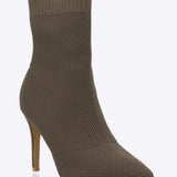 Botin tejido midi puntal