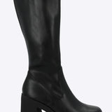 Bota larga ajustada elastica