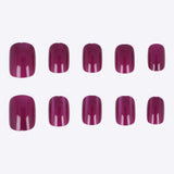 Uñas ojo de gato color cuadradas