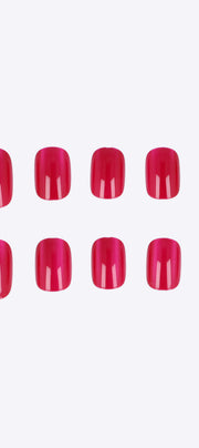 Uñas ojo de gato color cuadradas
