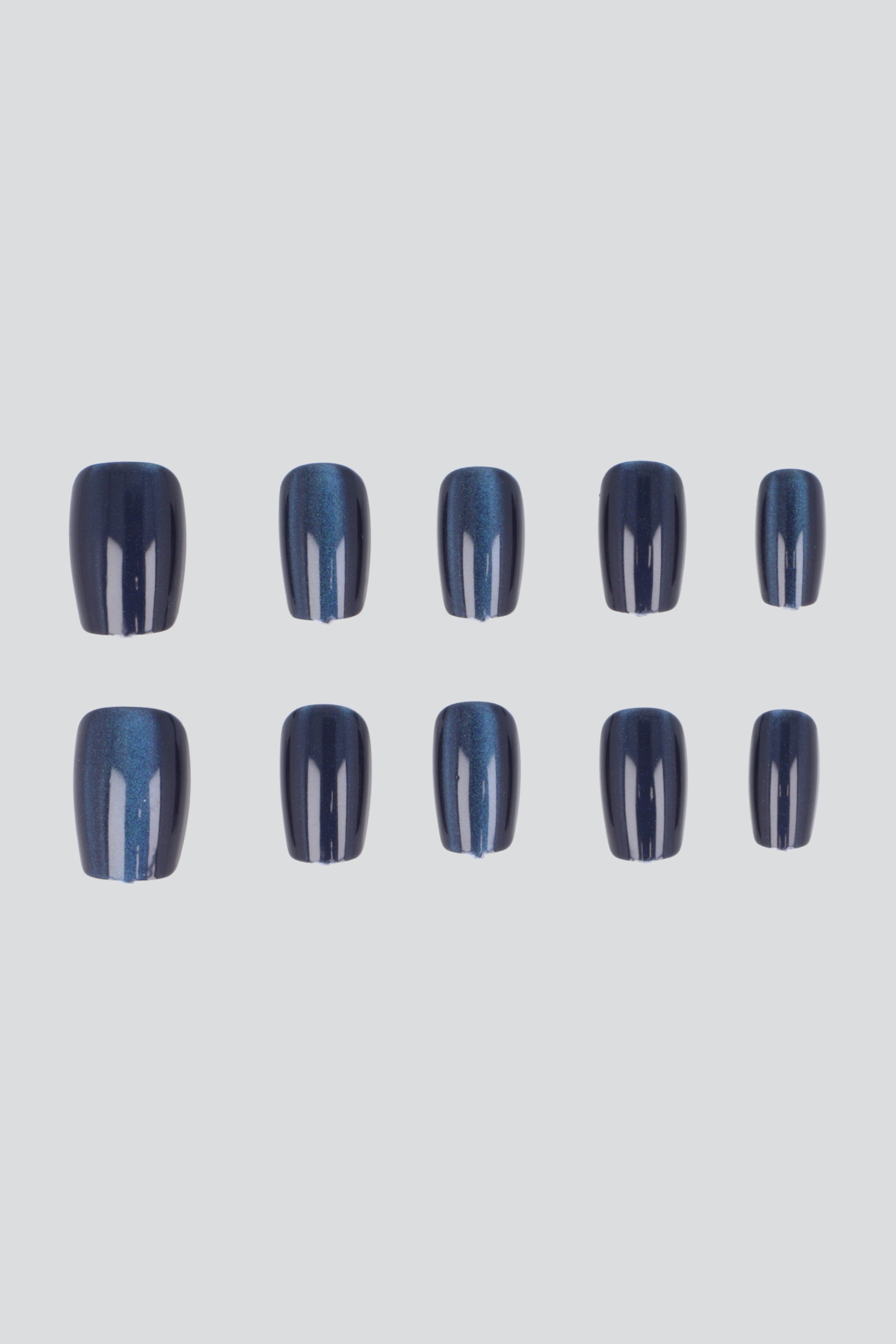 Uñas ojo de gato color AZUL PATO