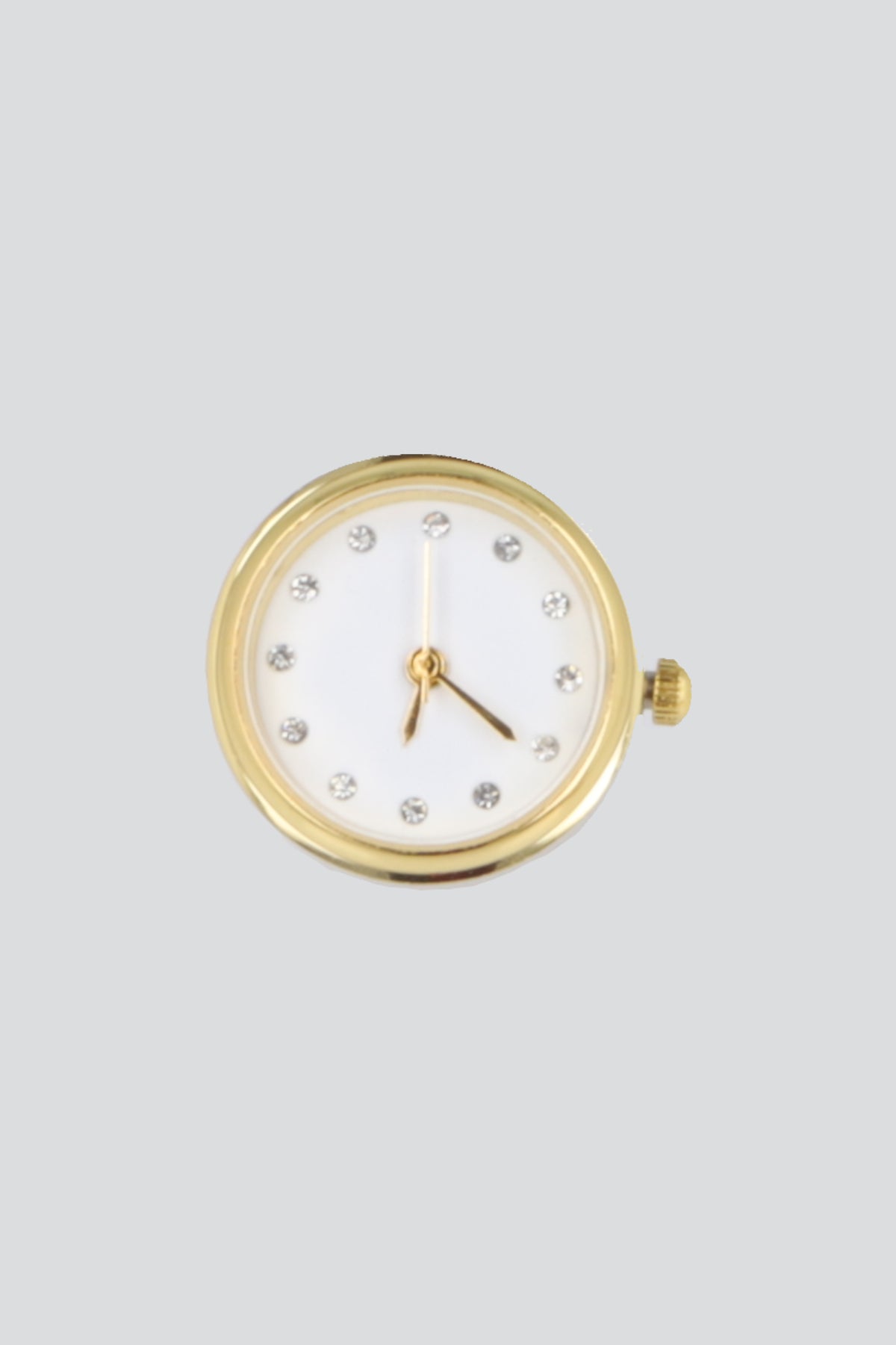 ANILLO RELOJ DETALLE BRILLOS ORO