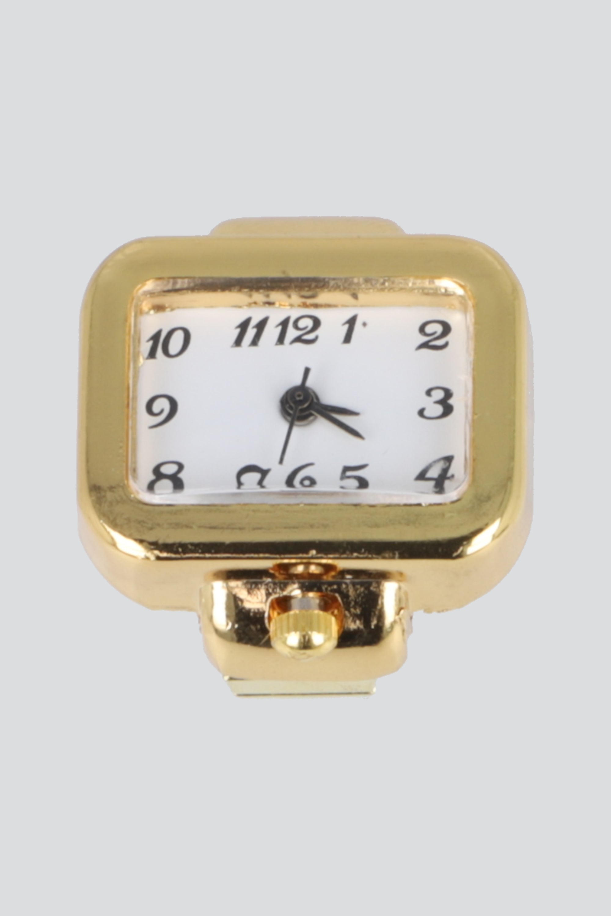 Anillo reloj cuadrado ORO