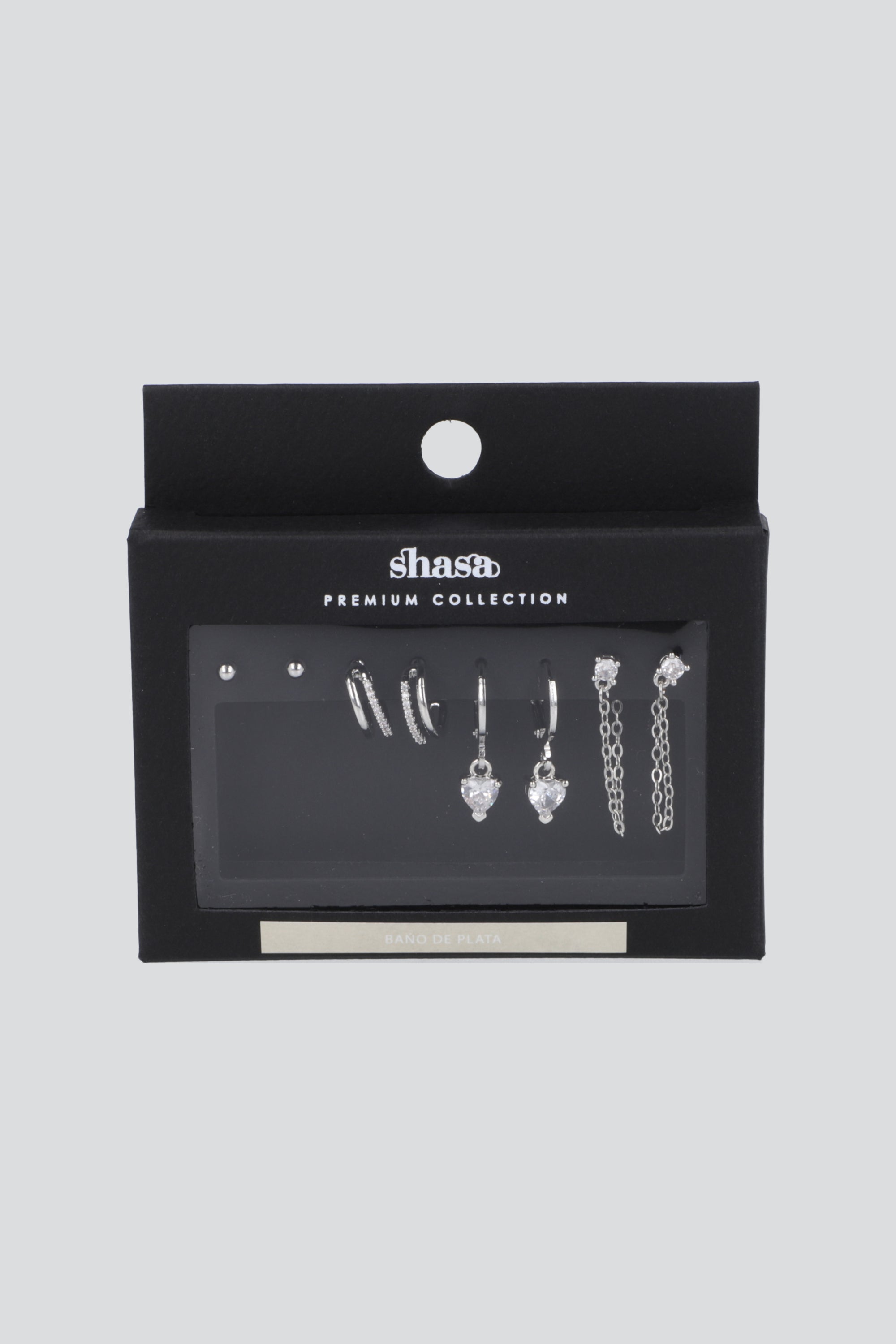 4 PR ARRACADITAS CORAZON PQ PLATA