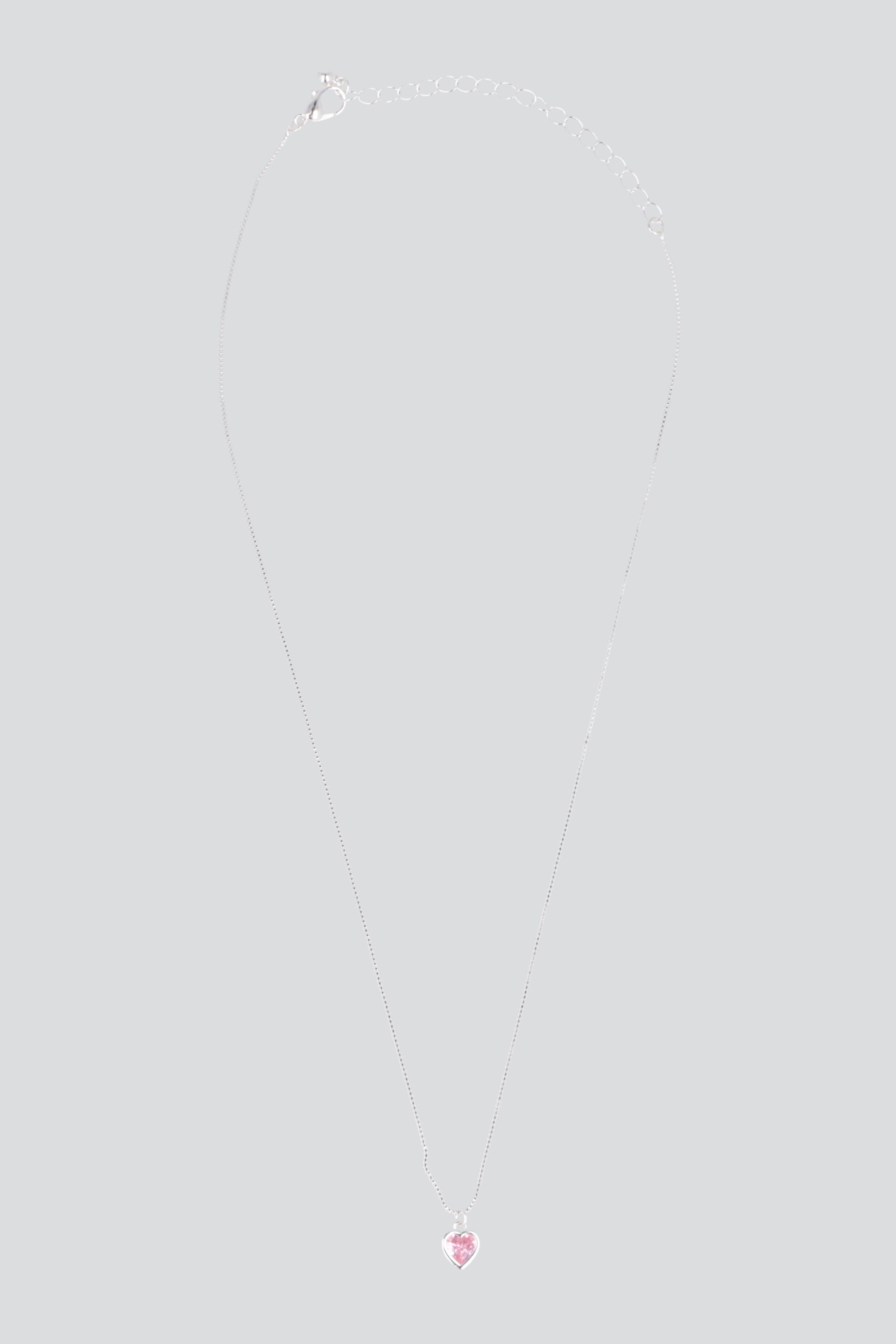 COLLAR DIANTY CORAZON PQ ROSA