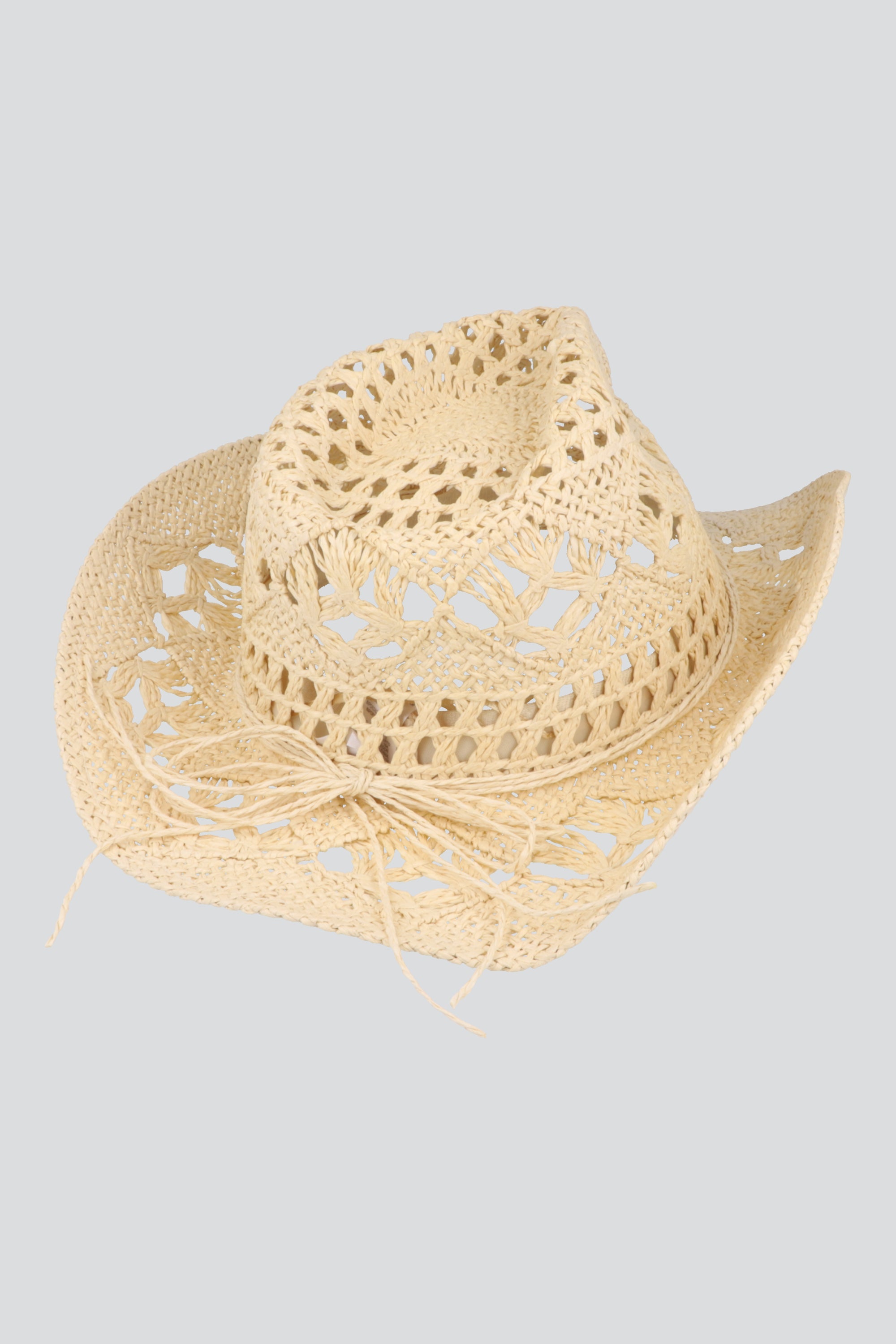 Sombrero vaquero calado BEIGE