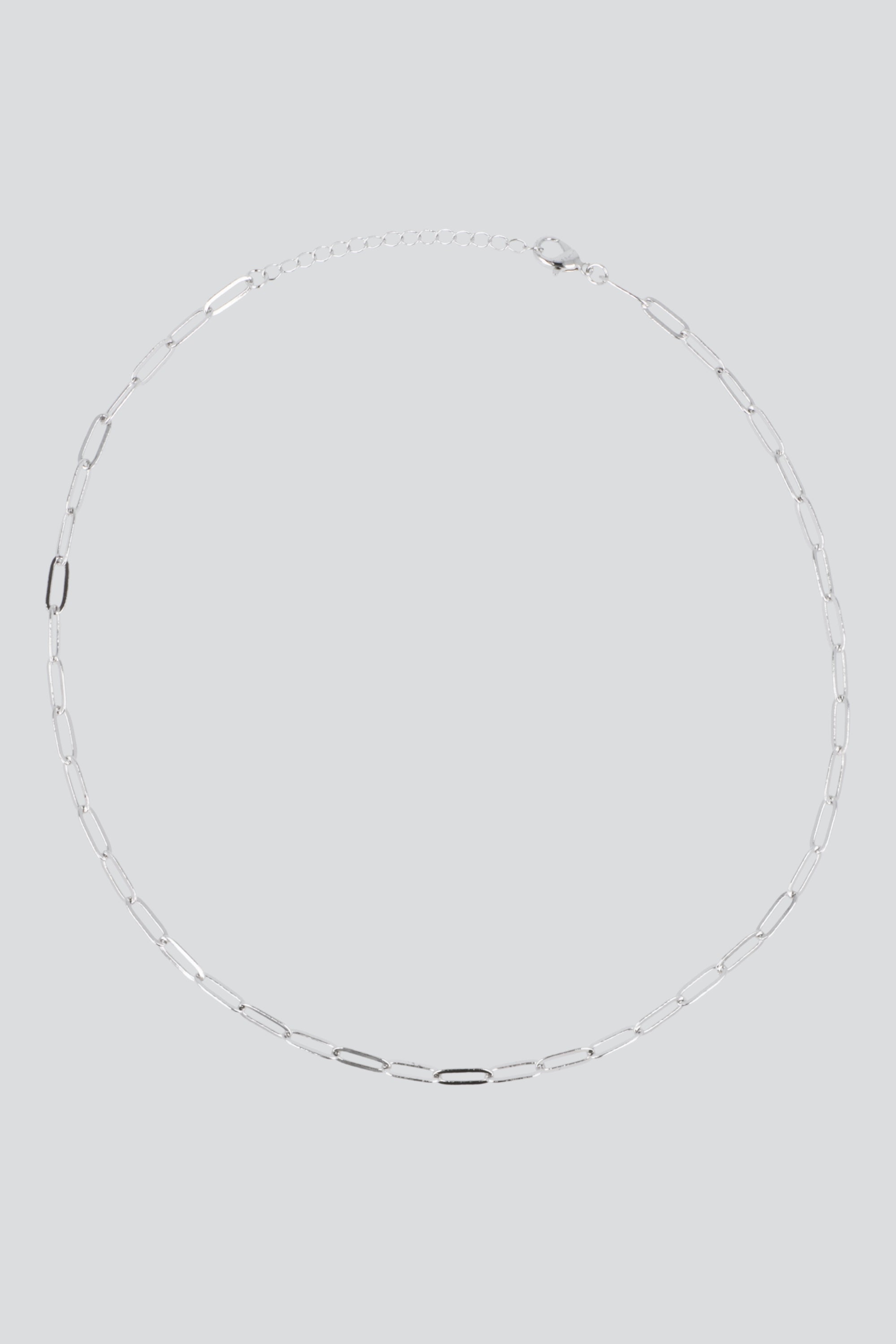 Collar eslabones para charms pq PLATA