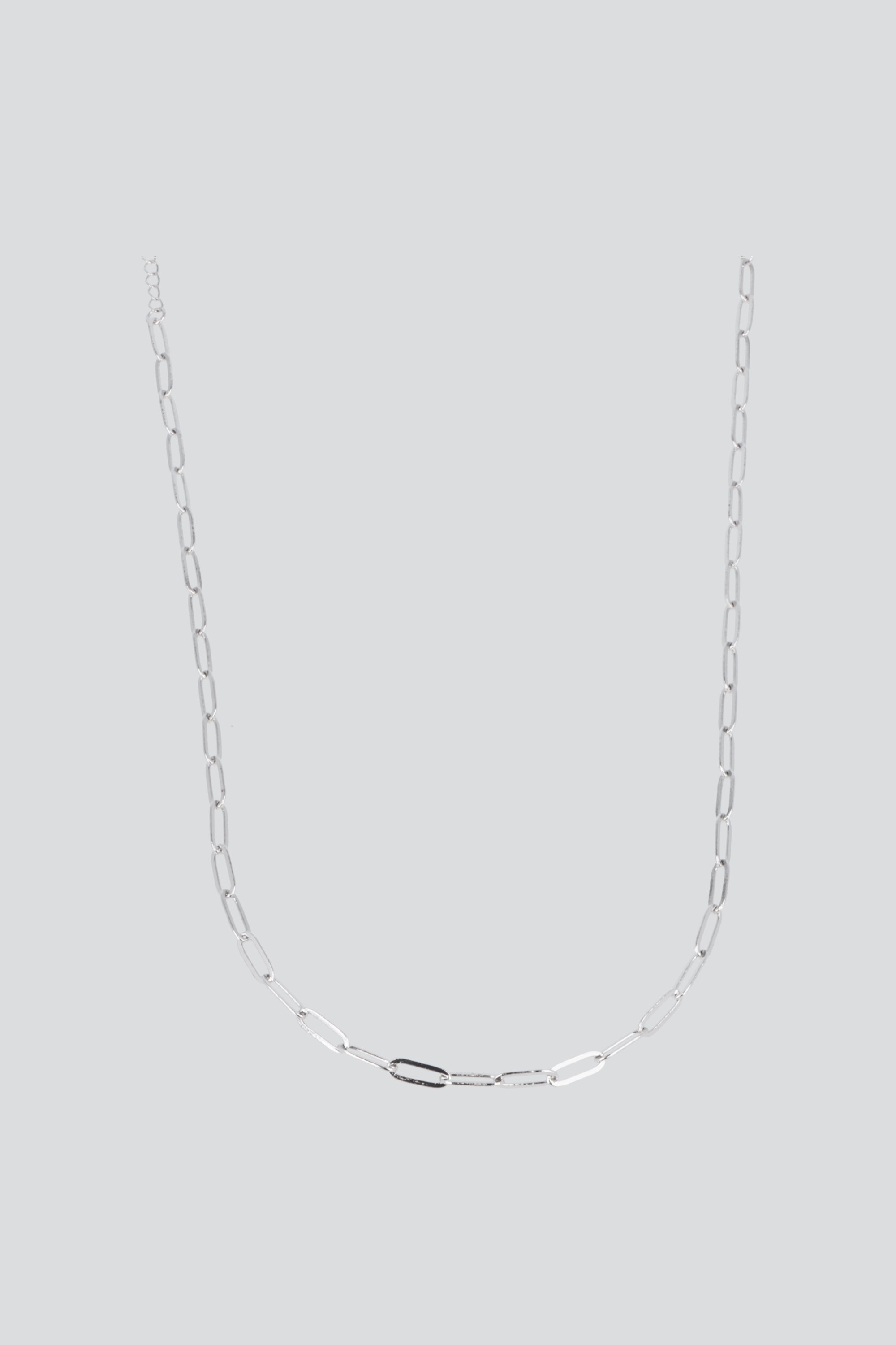 Collar eslabones para charms pq PLATA