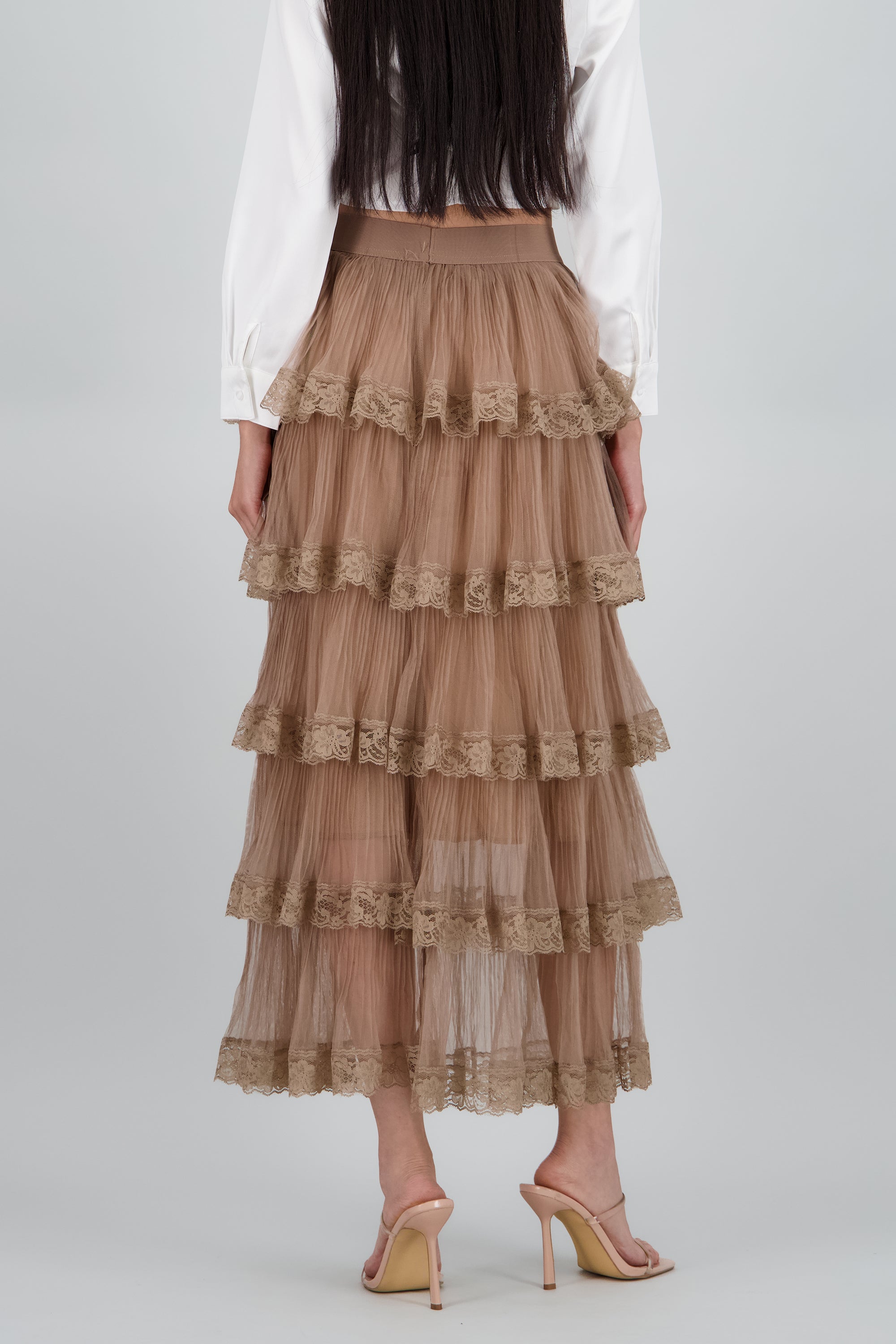 Falda midi olanes CAFE