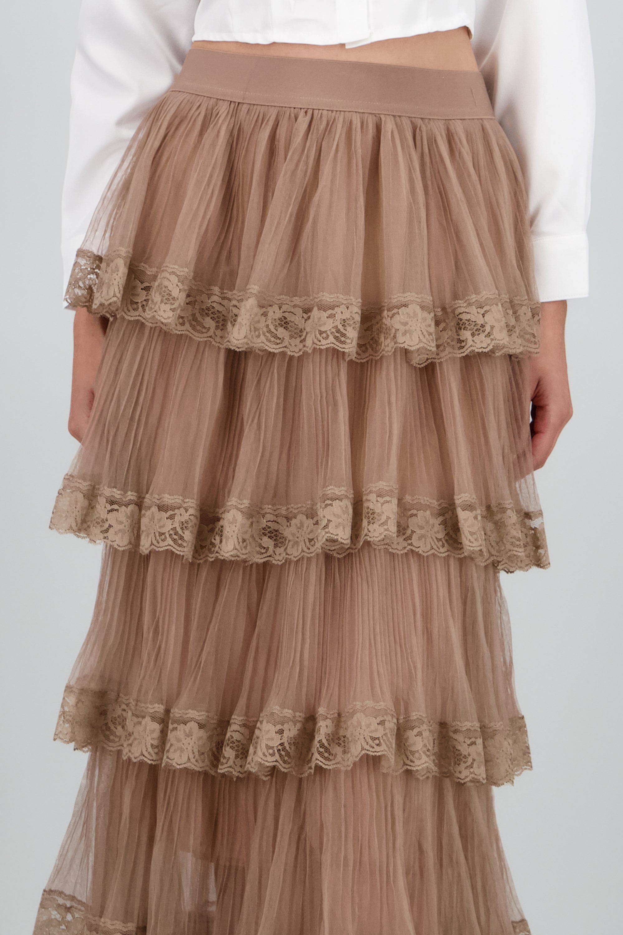 Falda midi olanes CAFE