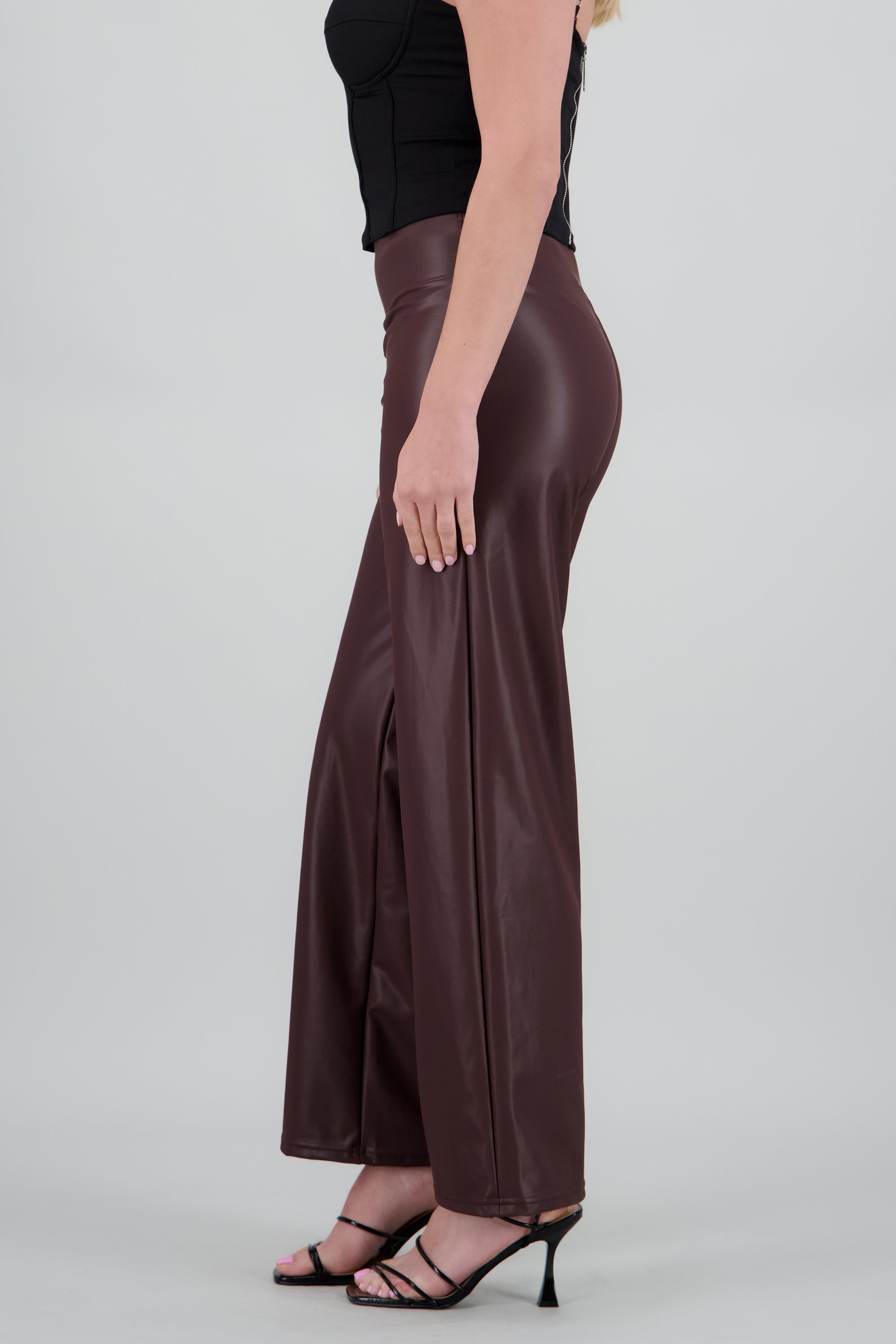 Legging flare pu CAFE