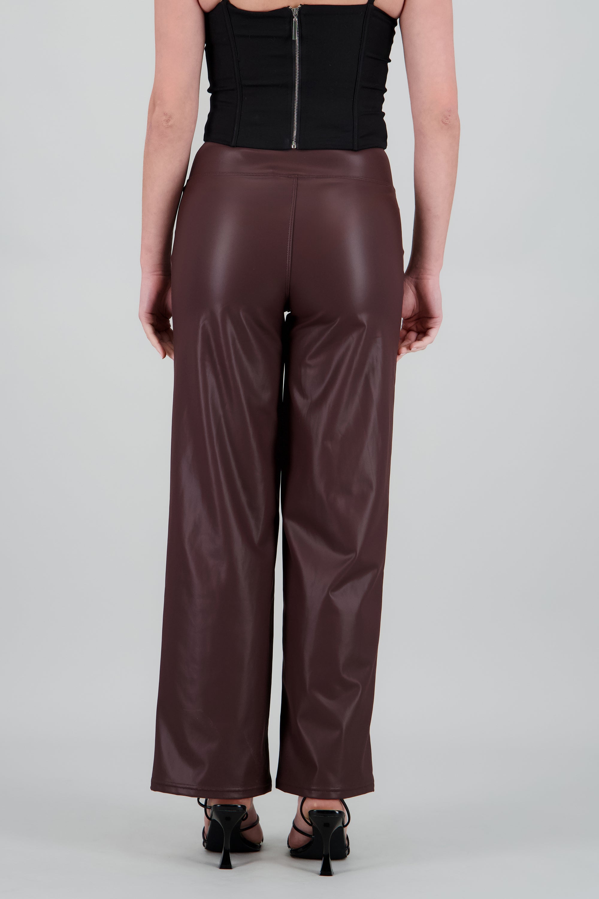 Legging flare pu CAFE