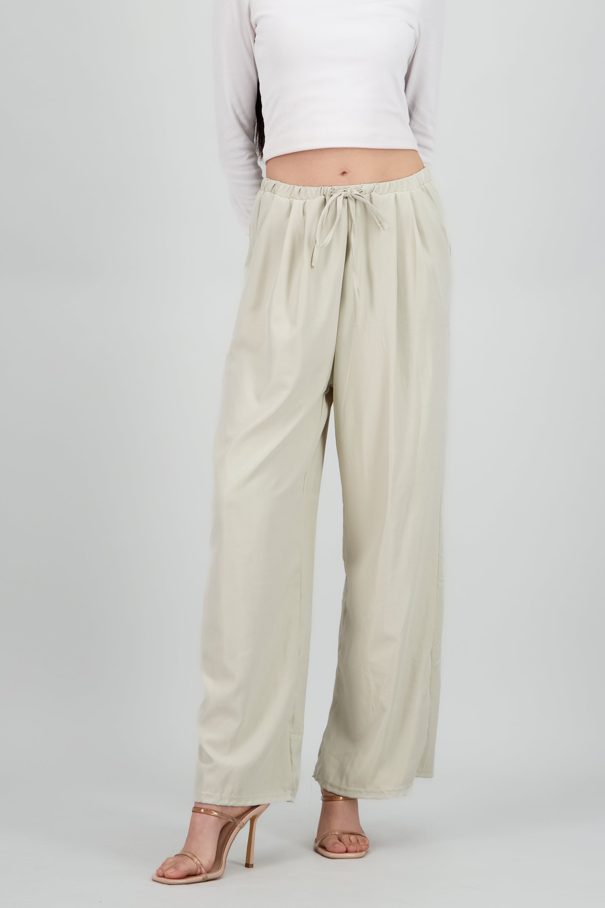 Pantalon liso BEIGE