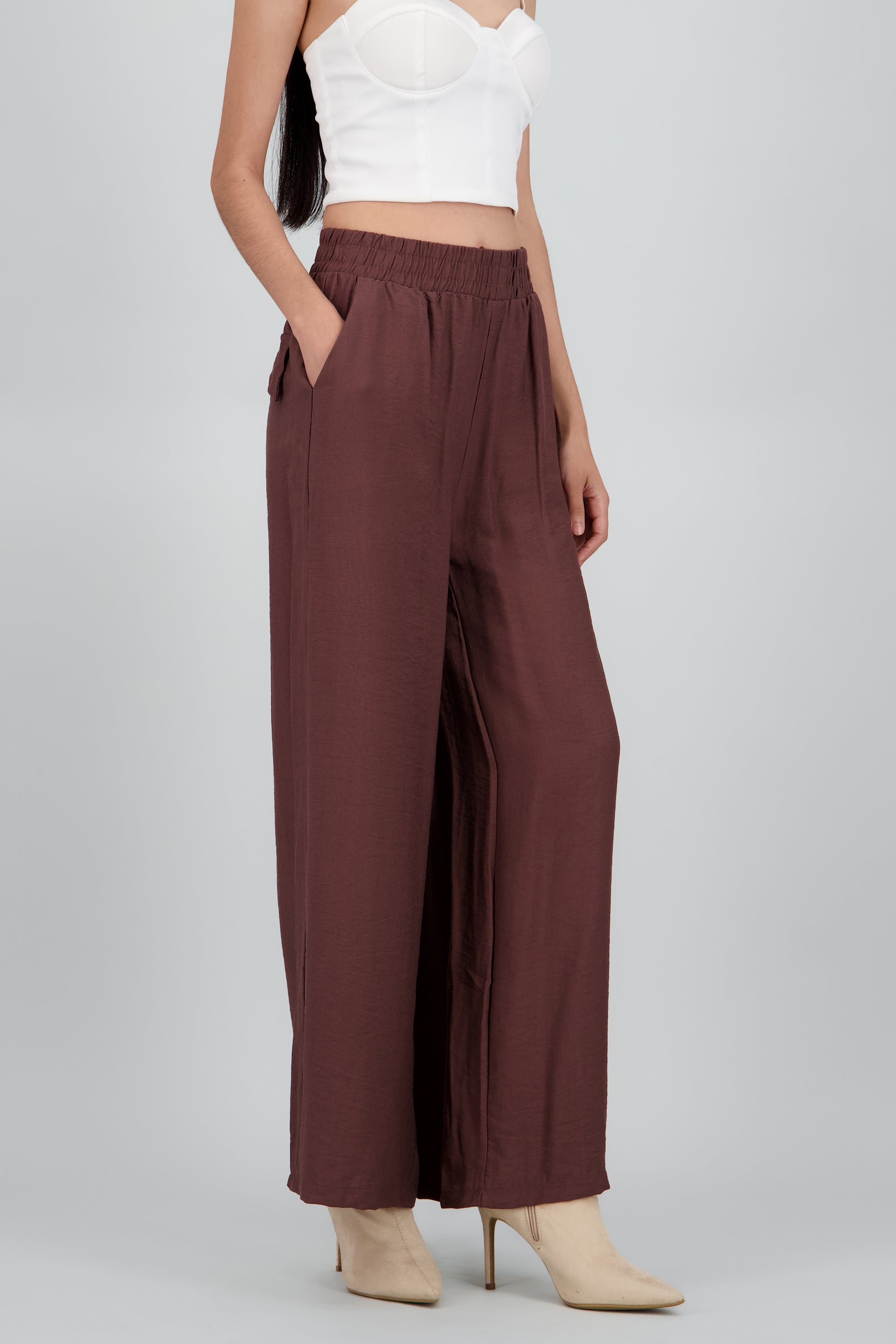 Pantalon liso CHOCOLATE