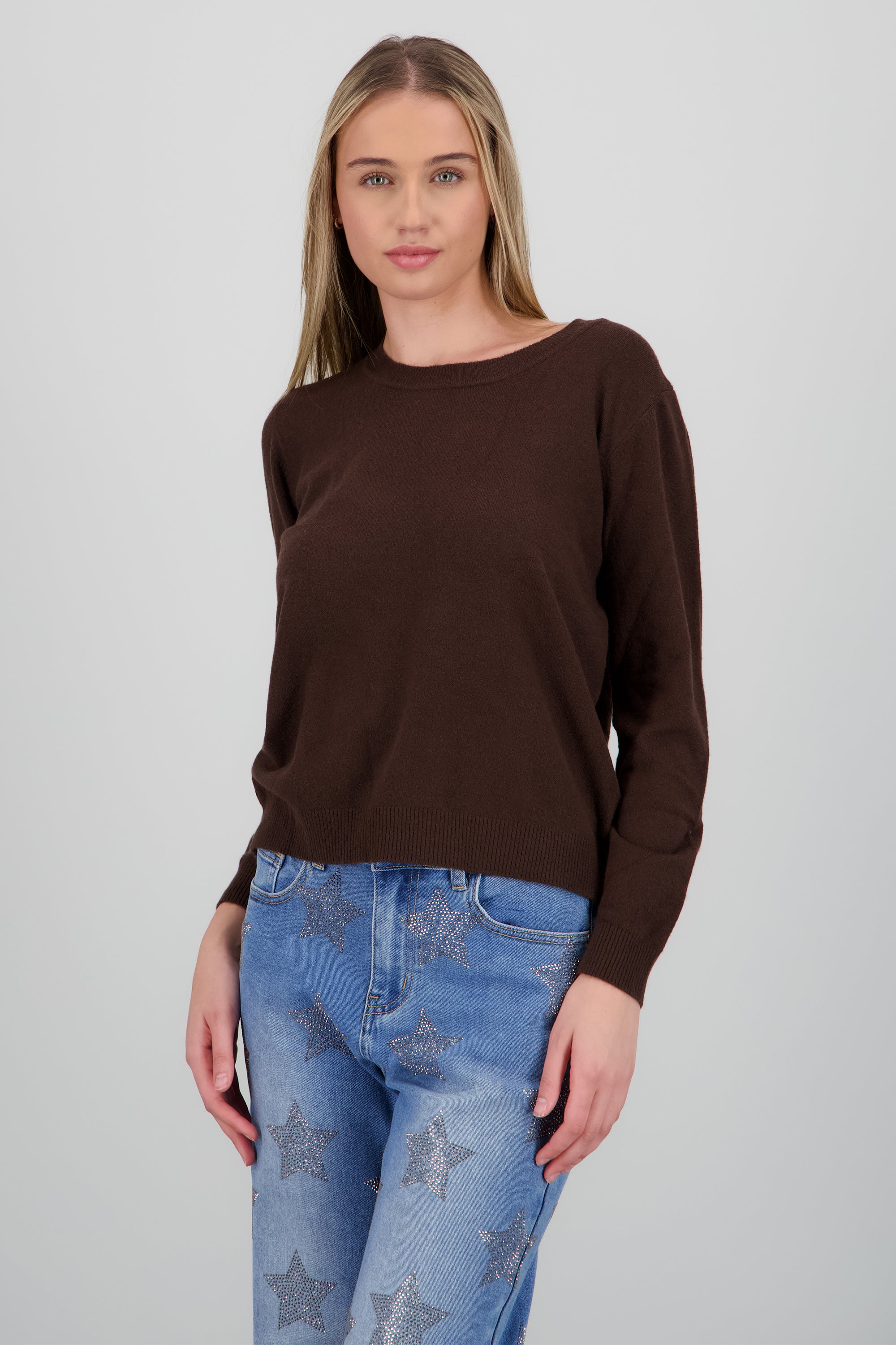 Sueter liso CHOCOLATE