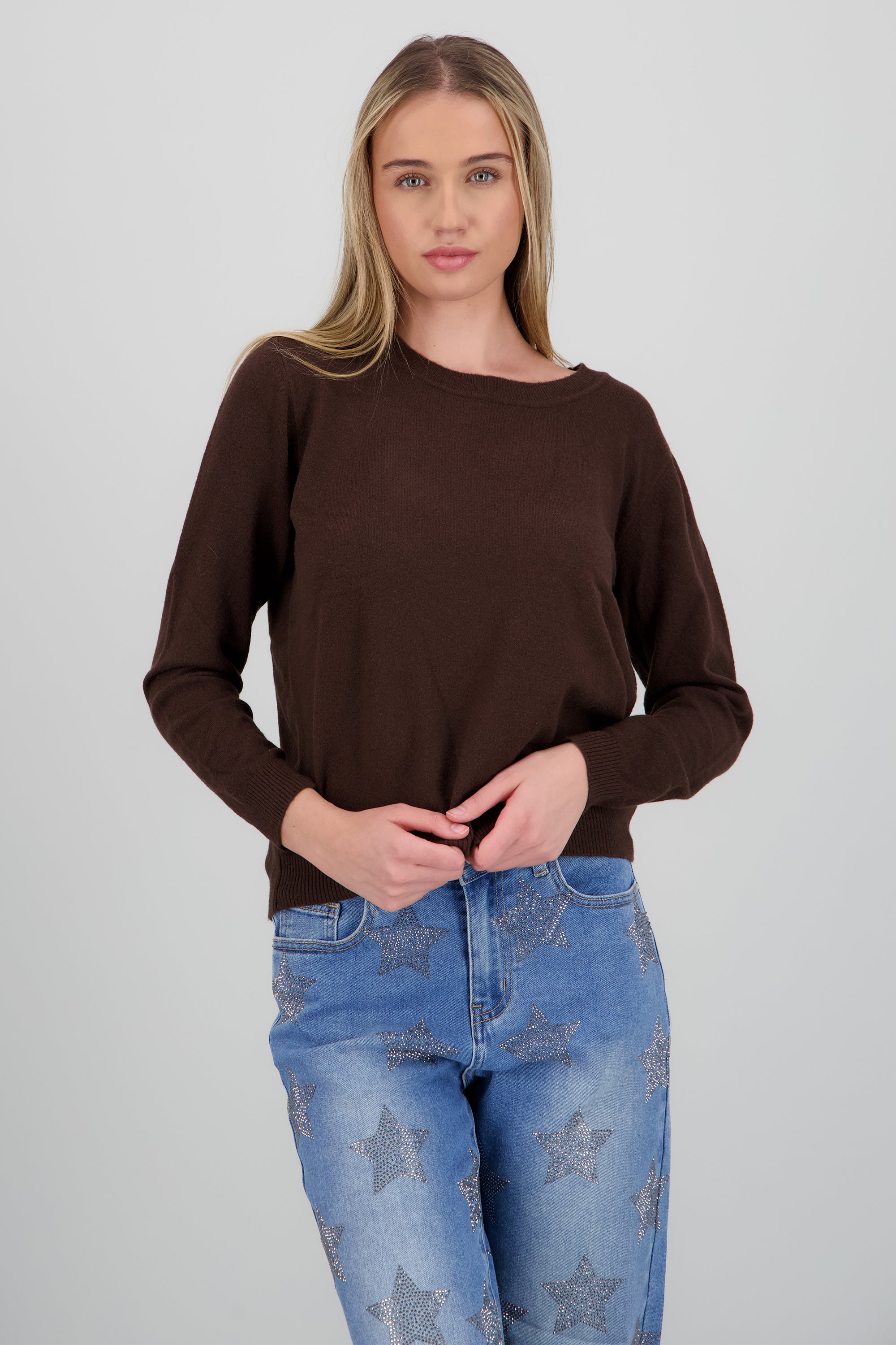 Sueter liso CHOCOLATE