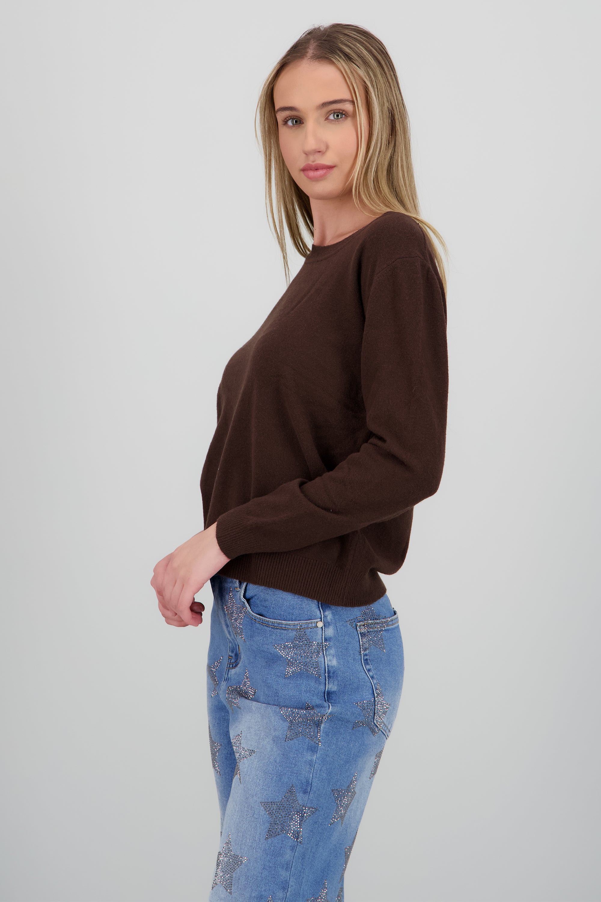 Sueter liso CHOCOLATE