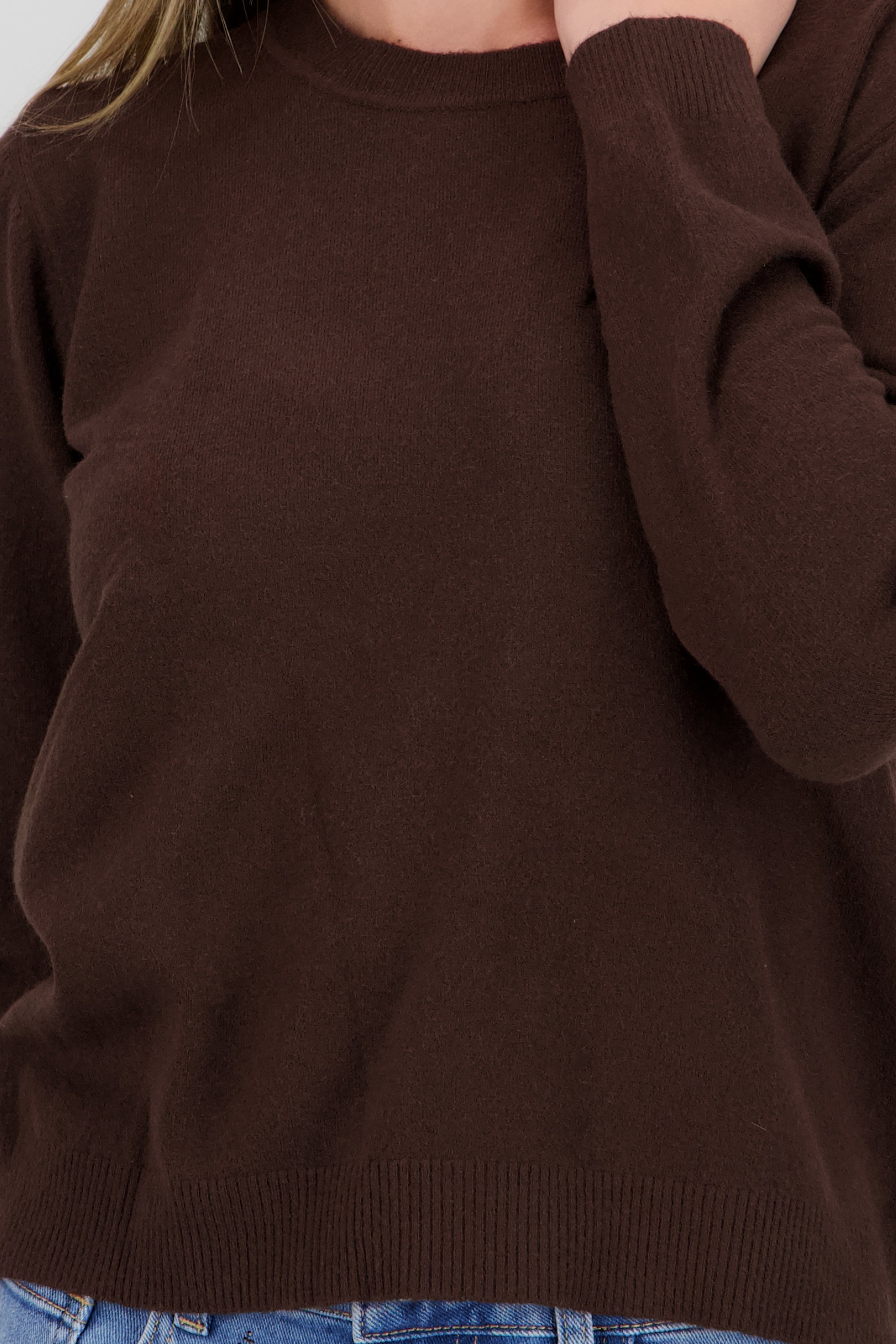 Sueter liso CHOCOLATE