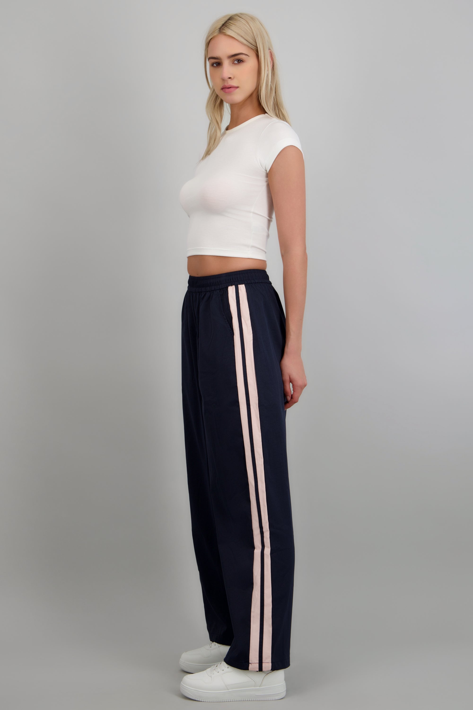 Pantalon rayas en costados MARINO COMBO