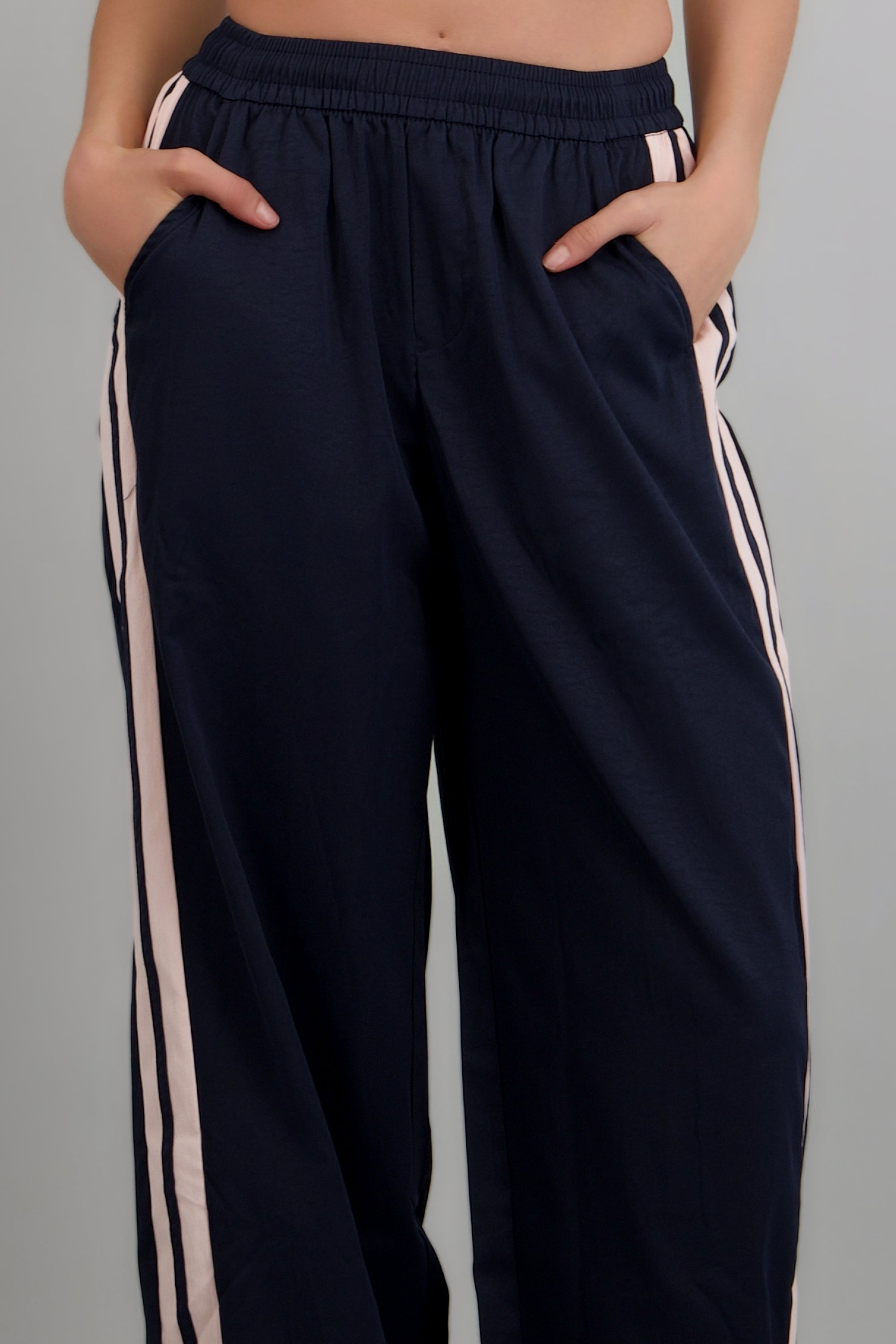 Pantalon rayas en costados MARINO COMBO