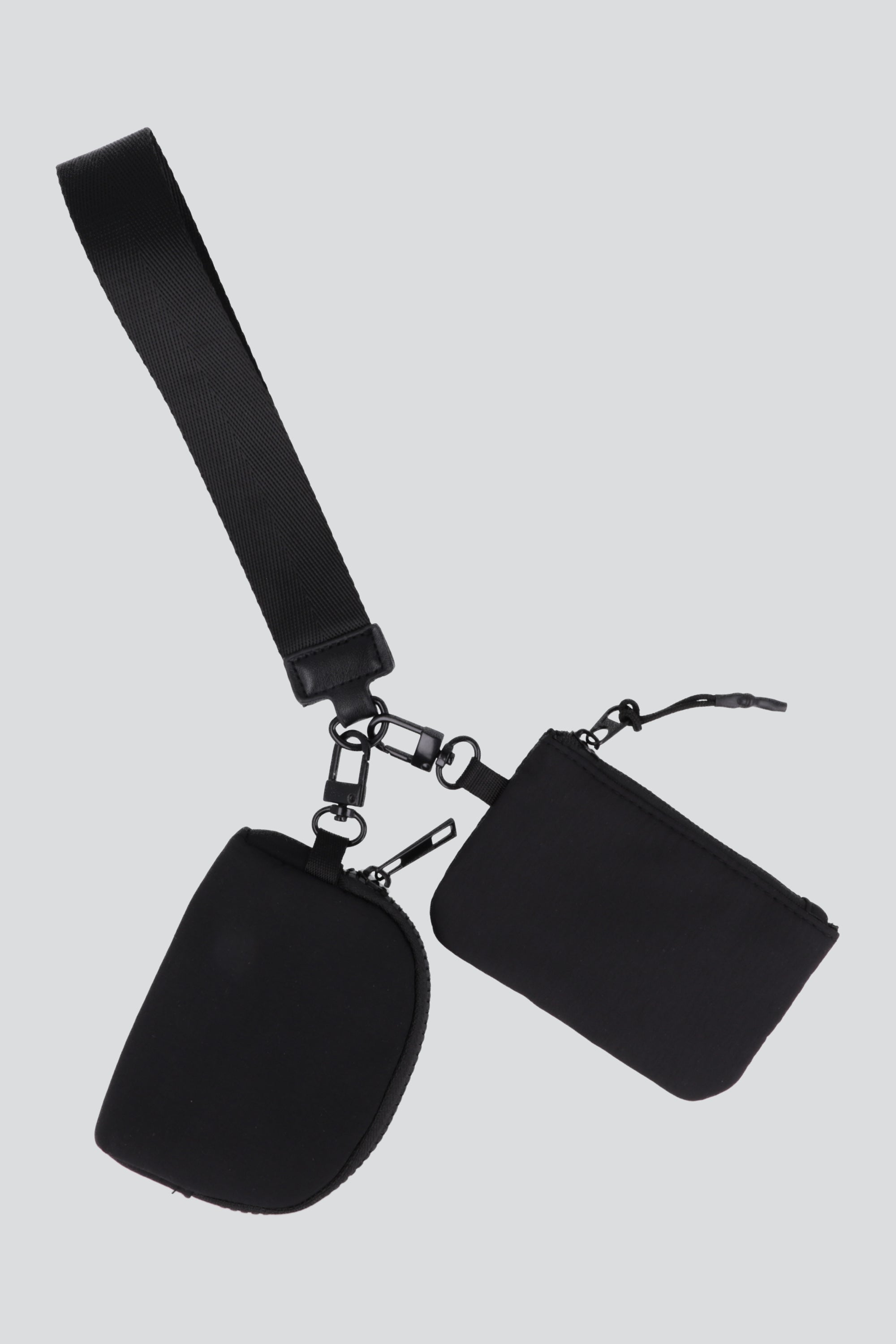 llavero monedero doble NEGRO